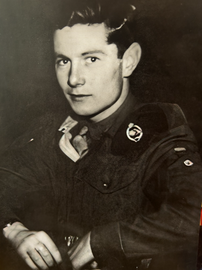 George Lewis in his military uniform