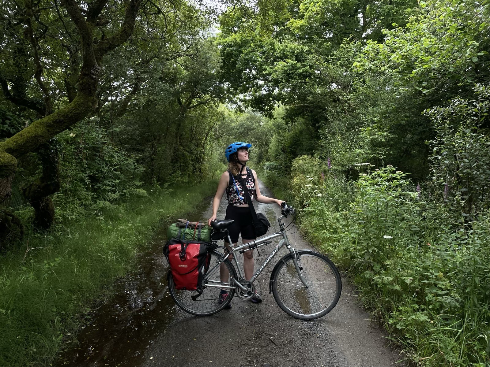 Veronica White who is cycling 125 miles to her graduation ceremony