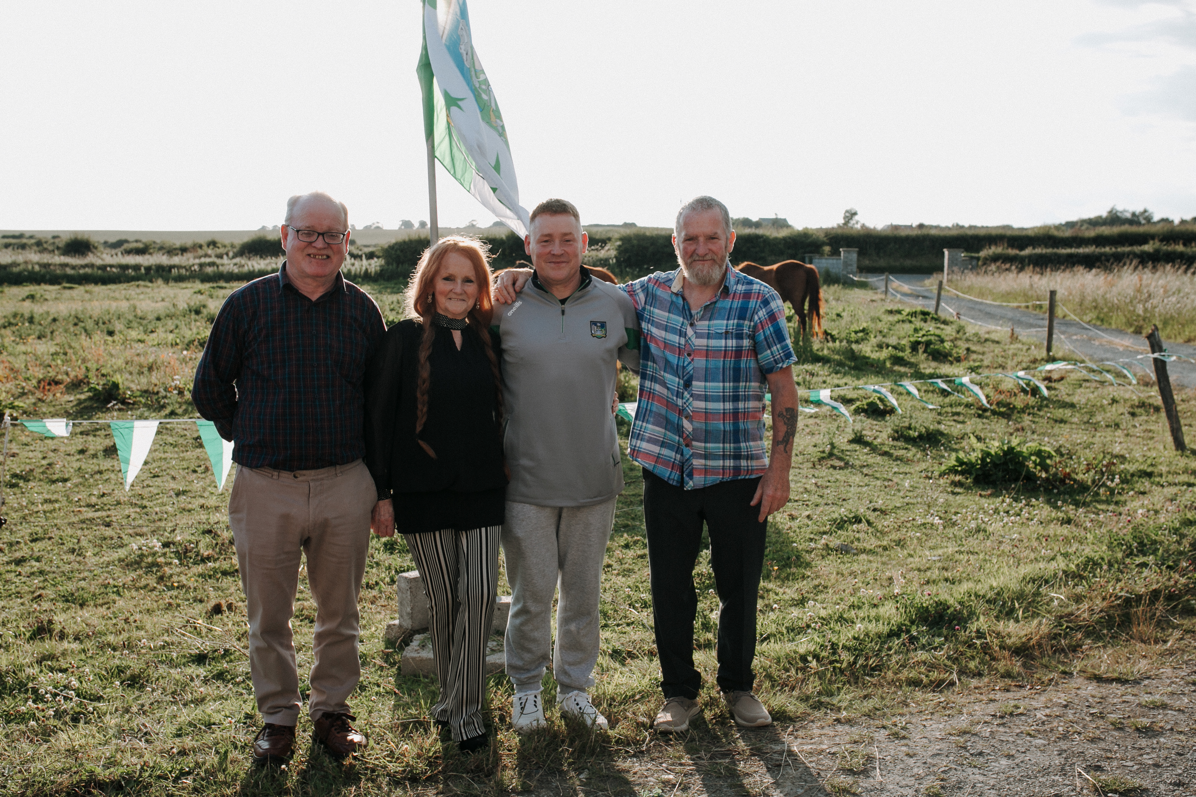 Michael Condon, Phyllis O’Neill, Mark Balls, and Joe Condon 