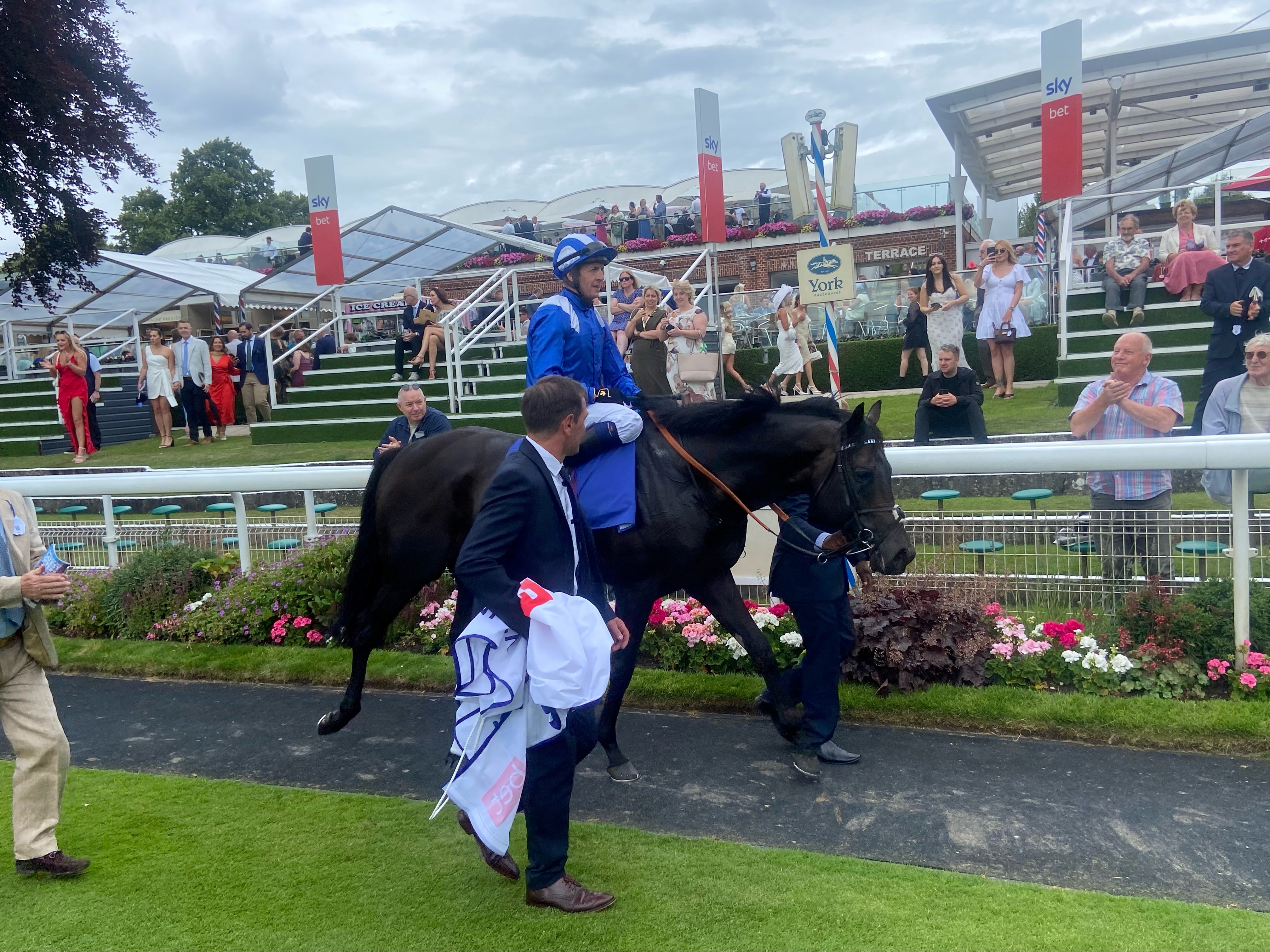 Alflaila after winning the 2024 York Stakes (Molly Hunter/PA)