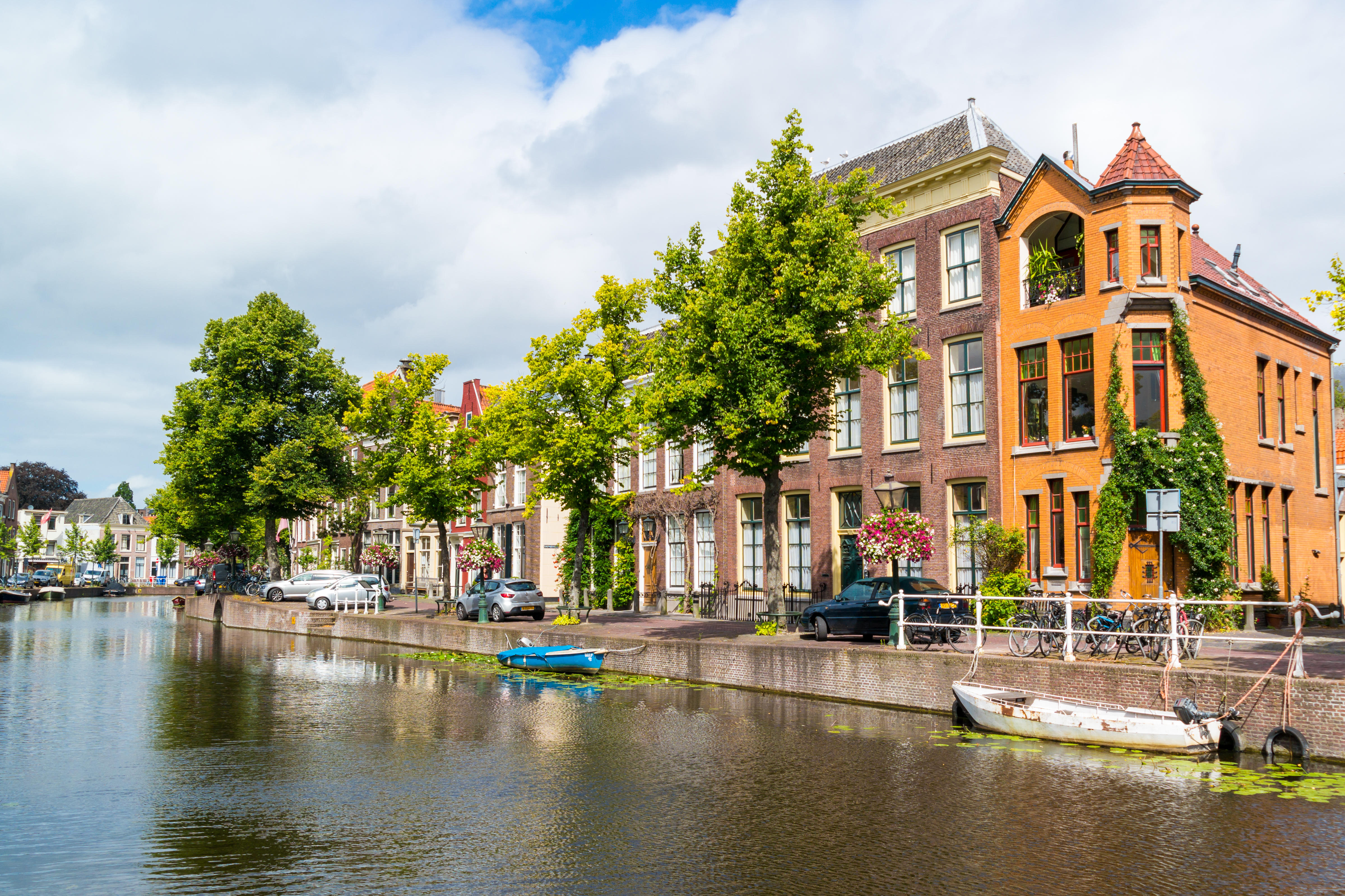 Rapenburg canal in the old town of Leiden (Alamy/PA)