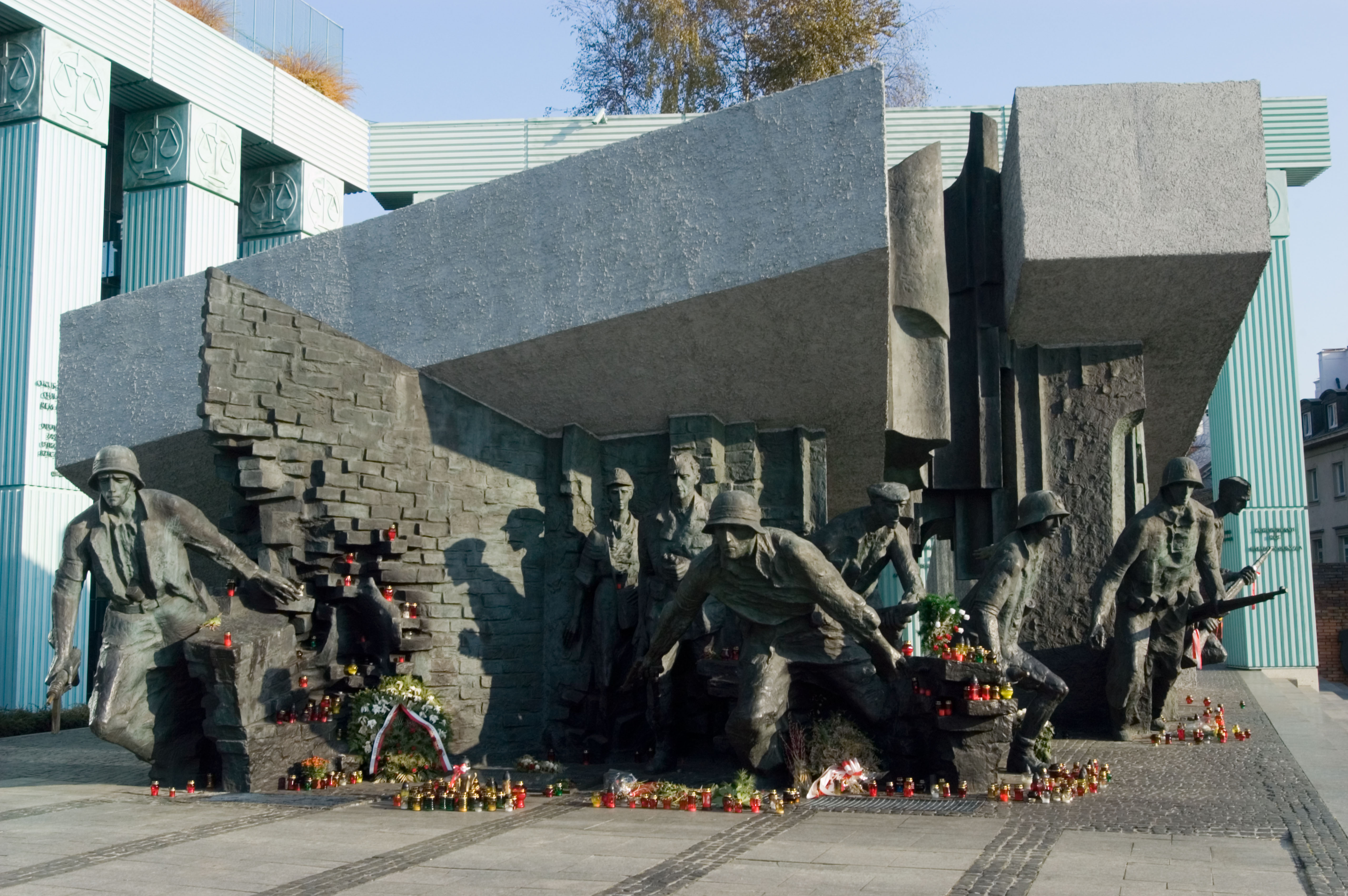 The Warsaw Uprising monument in Poland