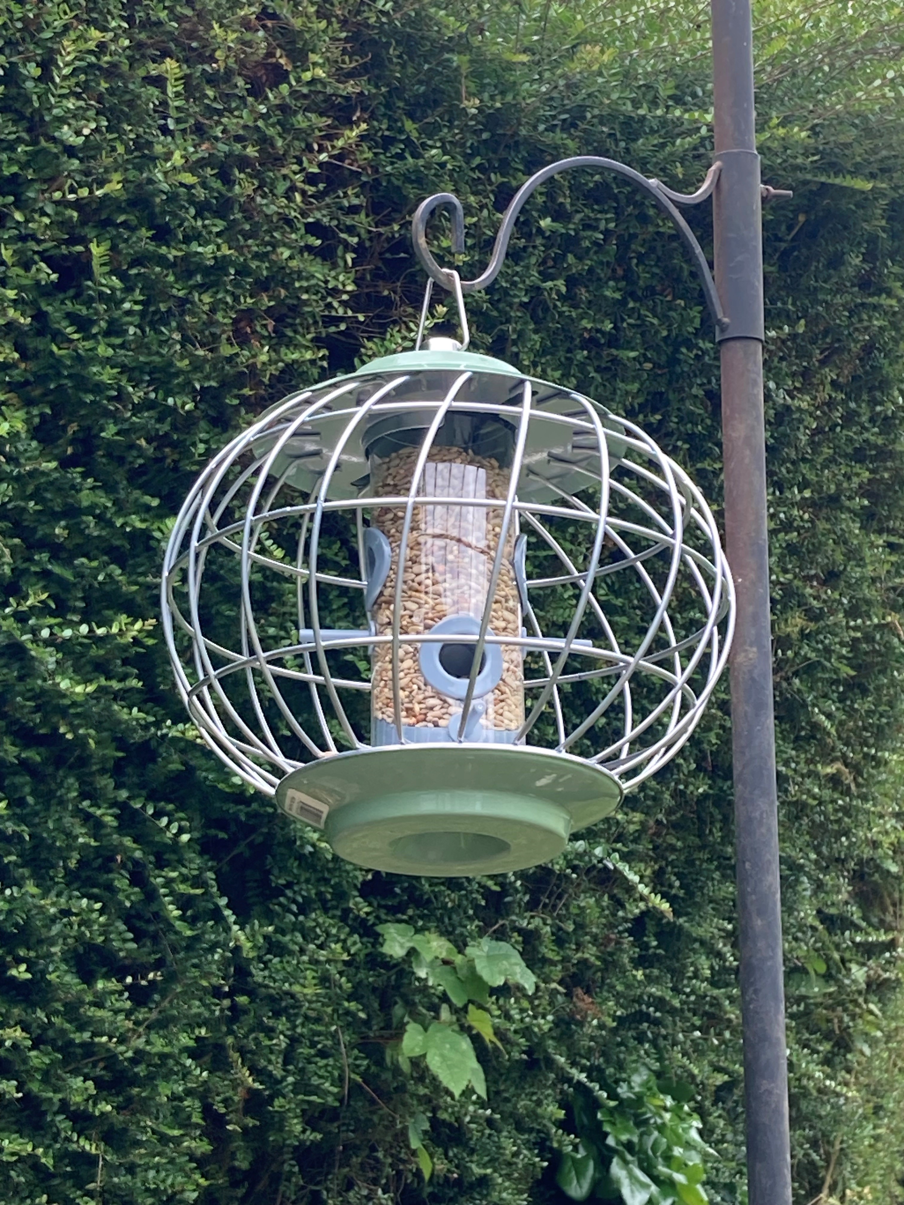 Teh Nuttery Helix Seed bird feeder (Hannah Stephenson/PA)