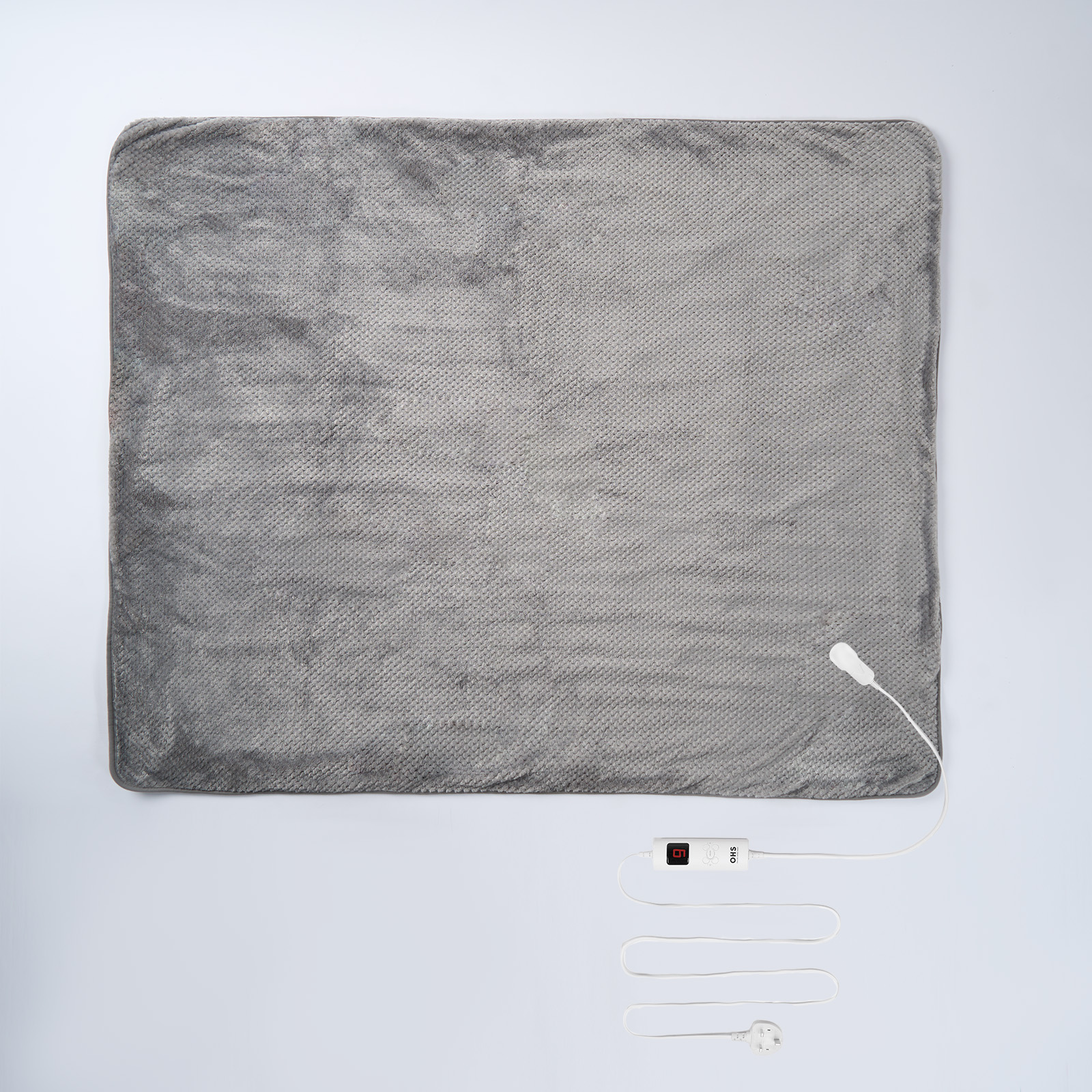 OHS's Heated Waffle Fleece Electric Blanket in Charcoal (£30, reduced from £46)