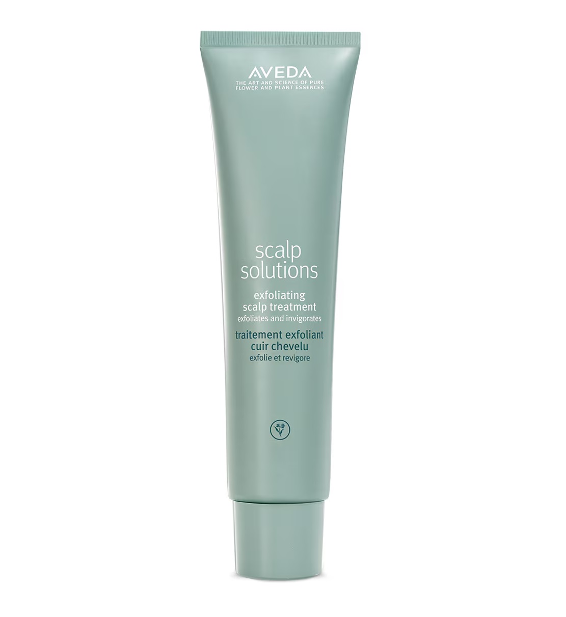 Duck egg blue plastic tube of liquid gel exfoliant 