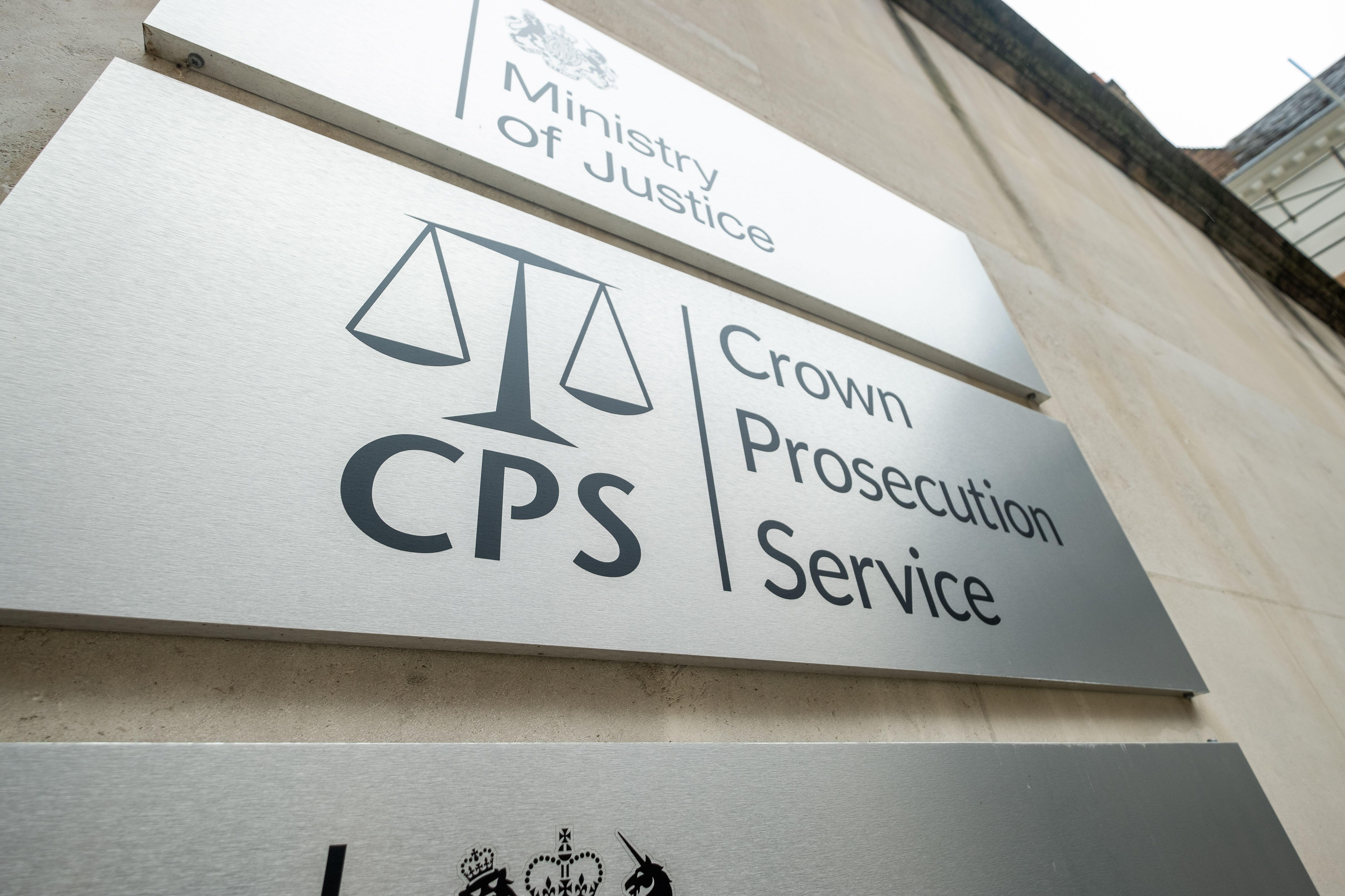 Crown Prosecution Service signage on side of building