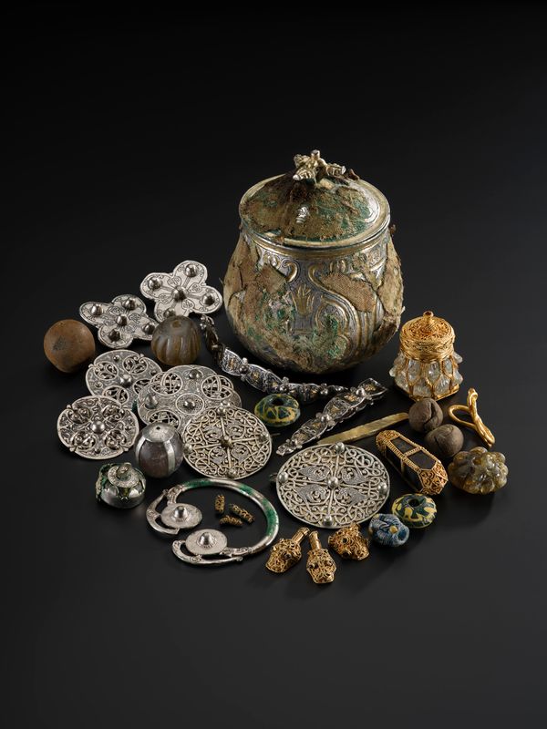 Viking-age urn in Galloway Hoard originated in Iran, researchers ...