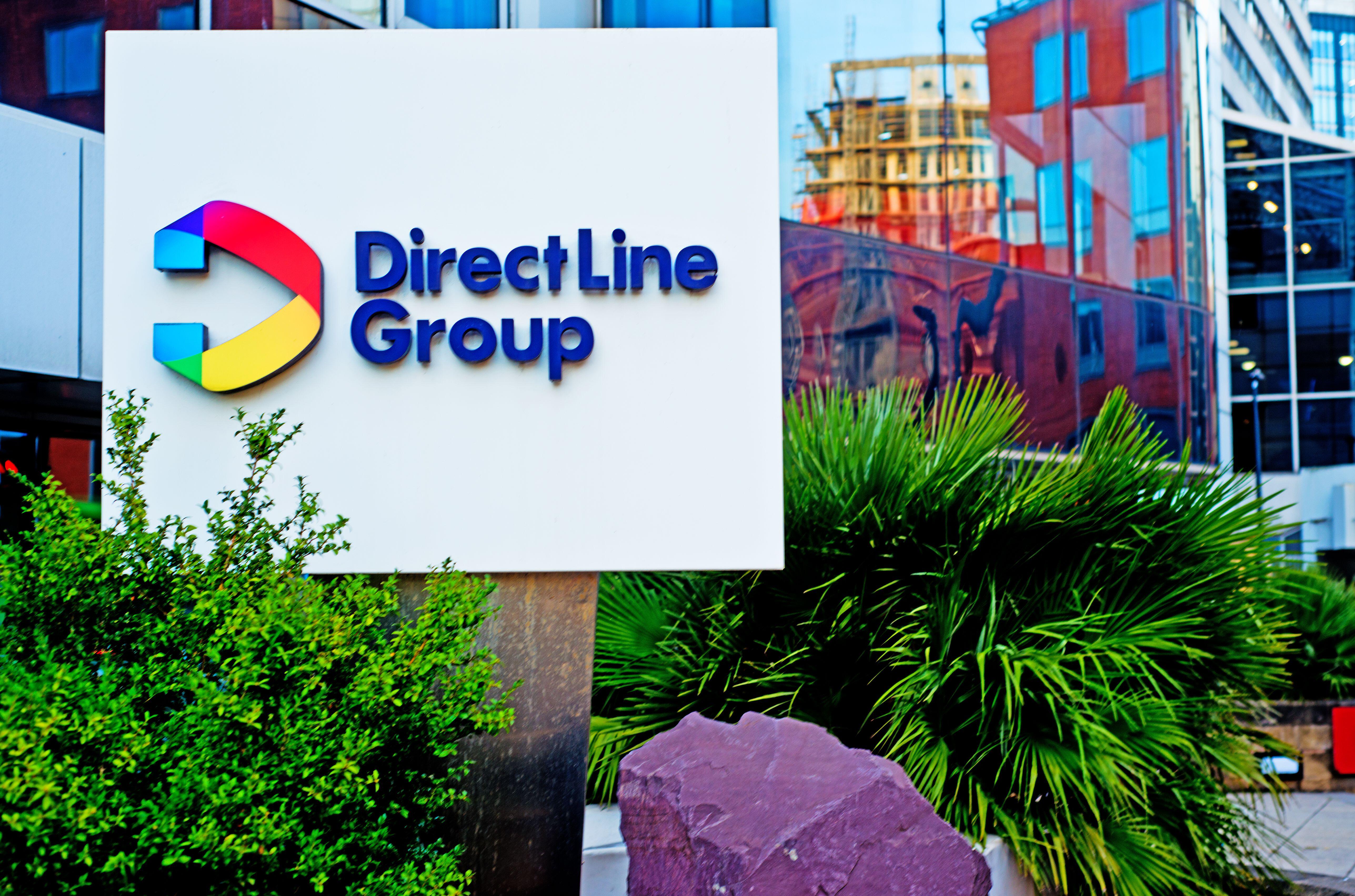 A Direct Line Group sign