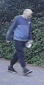 A CCTV image of a person who police investigating the murder of Anita Rose would like to speak to. (Suffolk Police/ PA)