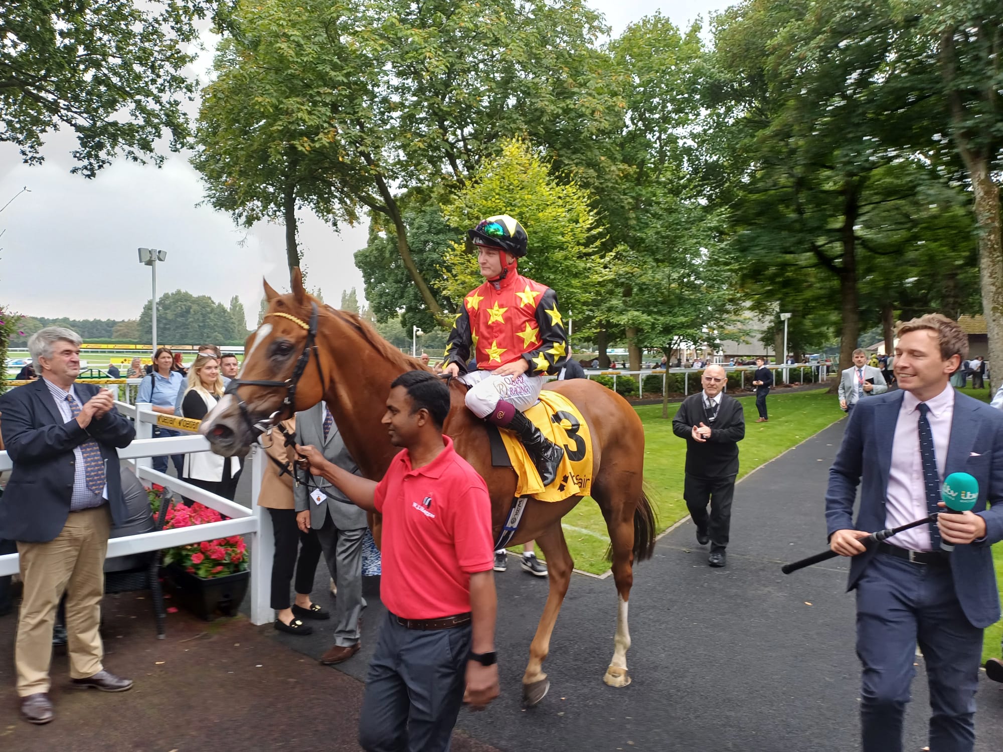 Montassib returns under Cieren Fallon after winning the Sprint Cup at Haydock