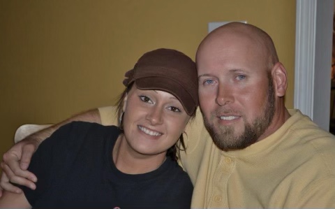 Aaron with his wife Meagan