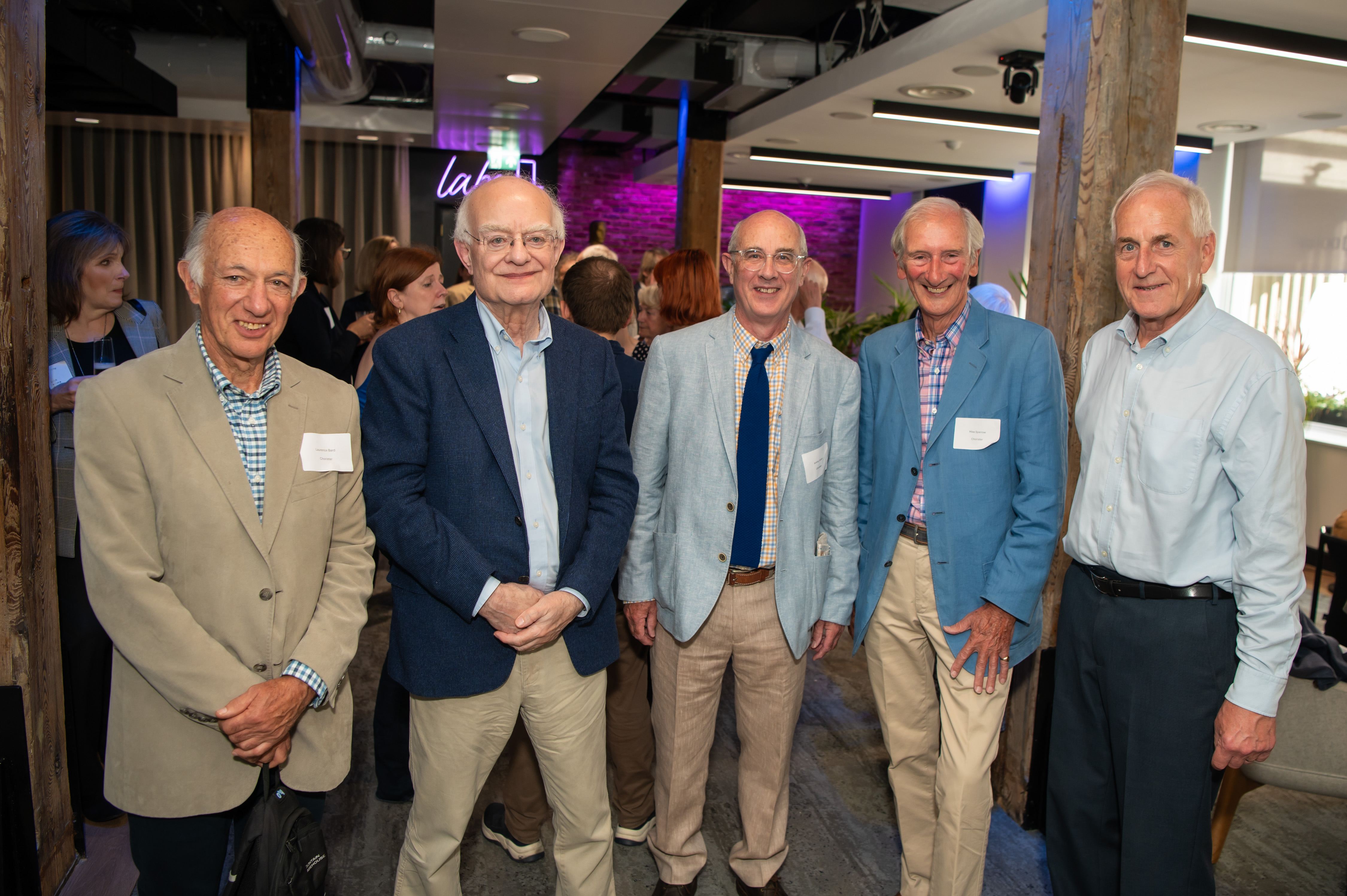 John Rutter reunited with his fellow choristers who recorded with conductor Benjamin Britten in 1963