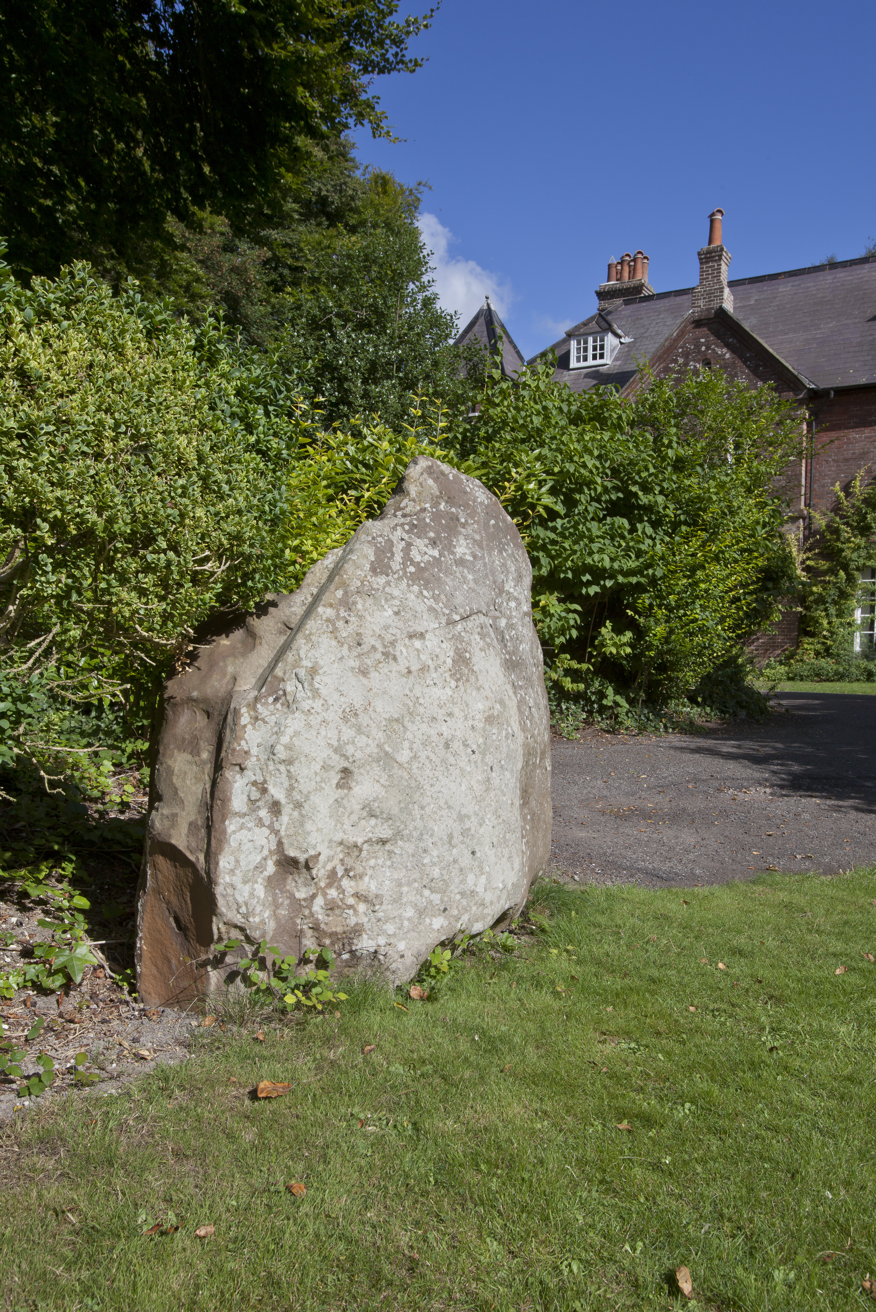 The Sarsen stone, which is now on display at Max Gate (Chris Lacey/National Trust/PA)