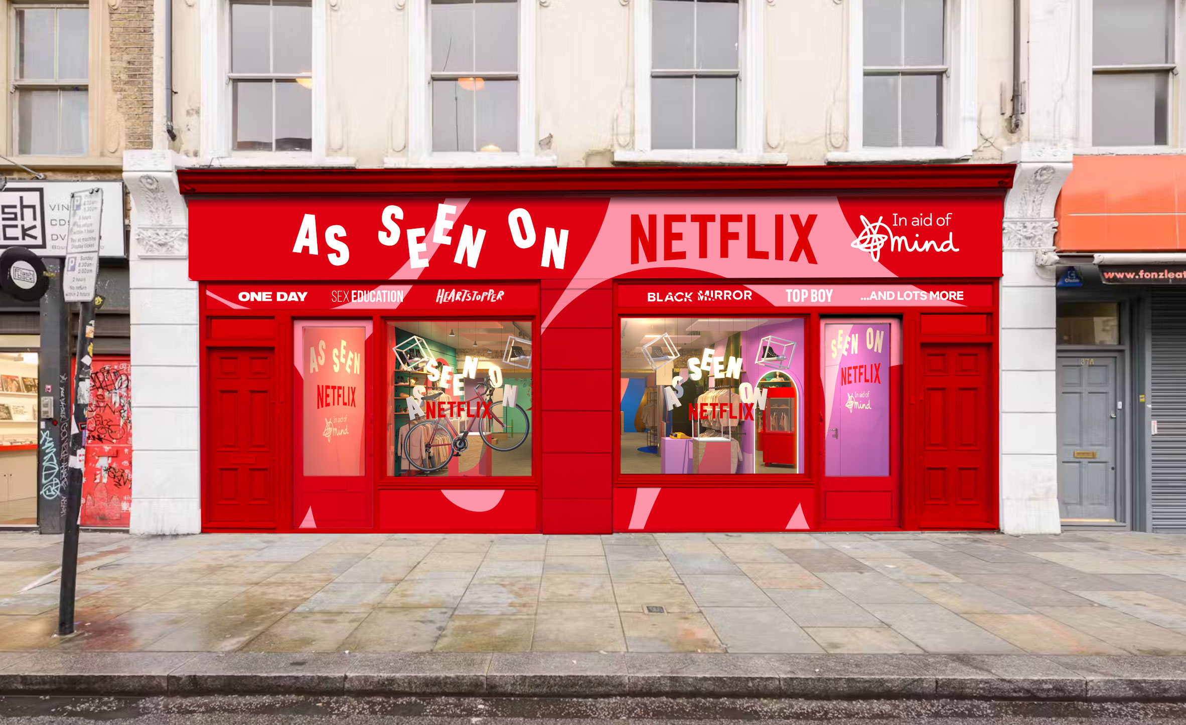 The front of the Netlfix stores