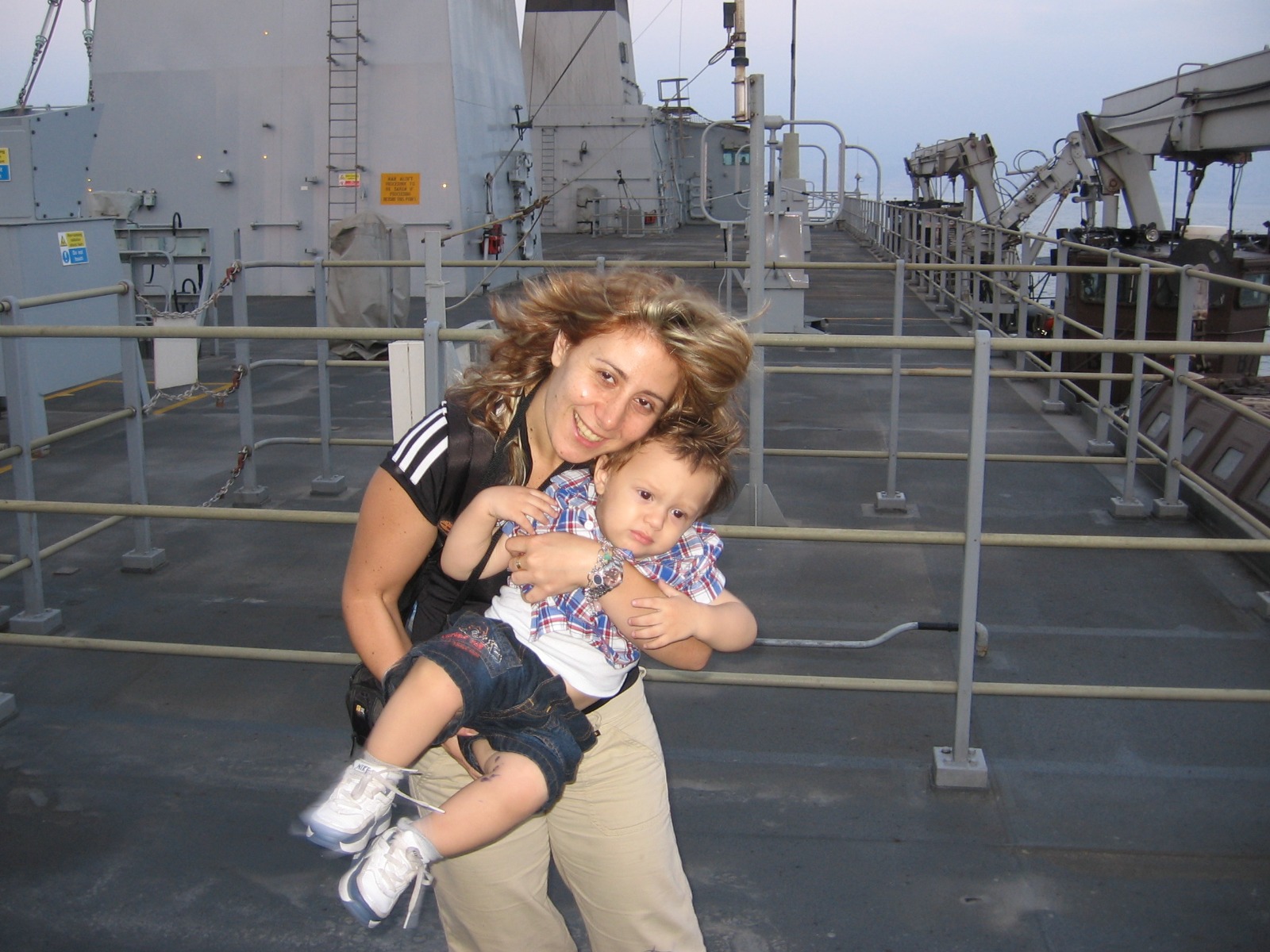 William, Nadia and Thomas evacuated Lebanon during the 2006 Lebanon war