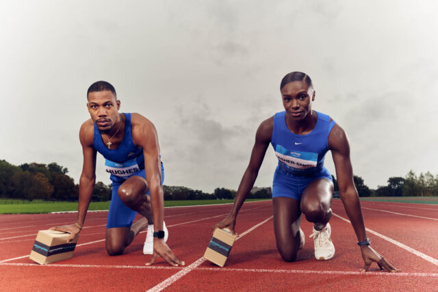 Zharnel Hughes and Dina Asher-Smith are helping to promote Amazon Prime's Big Deal Days event 