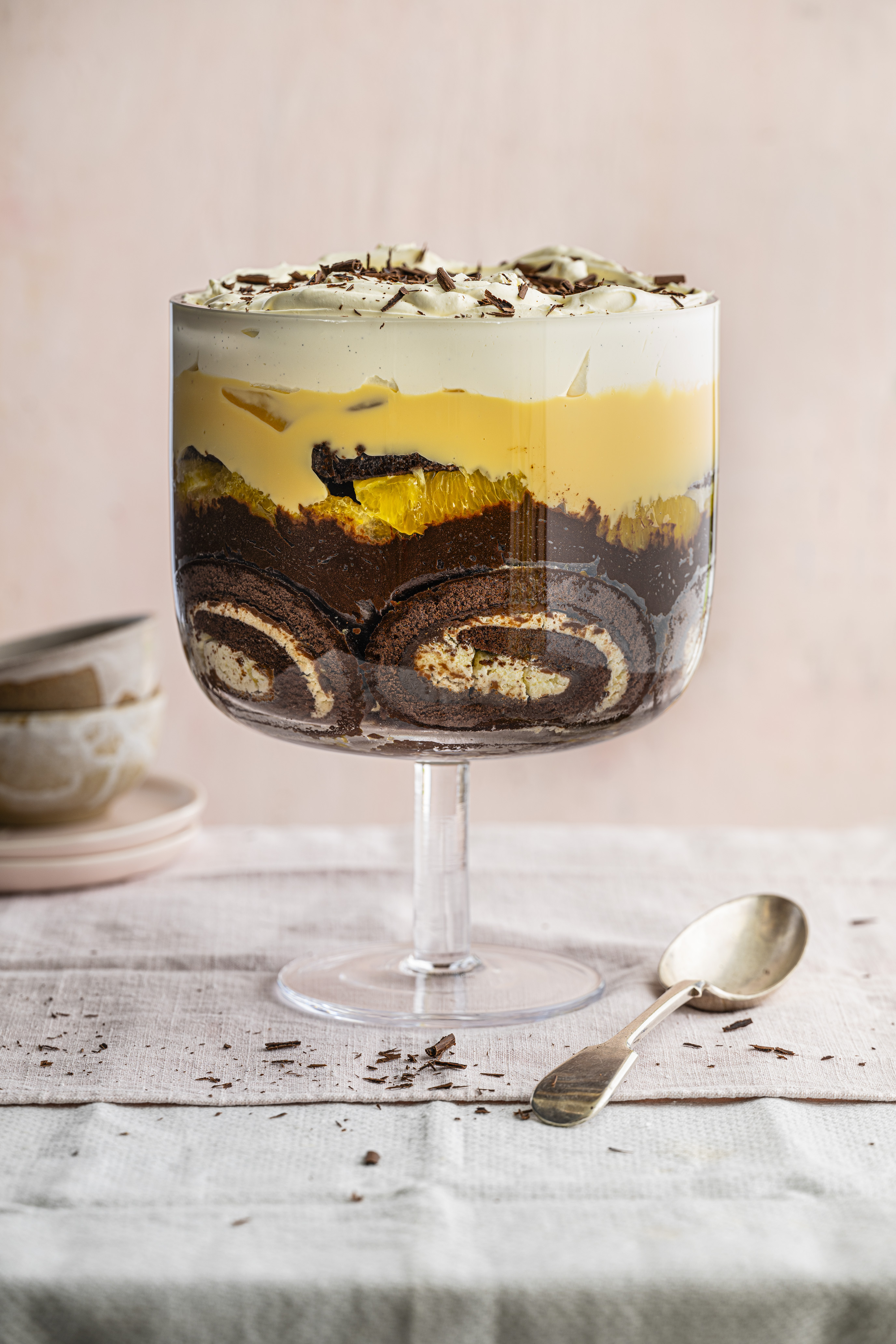 Prue Leith's dark chocolate and orange trifle recipe 