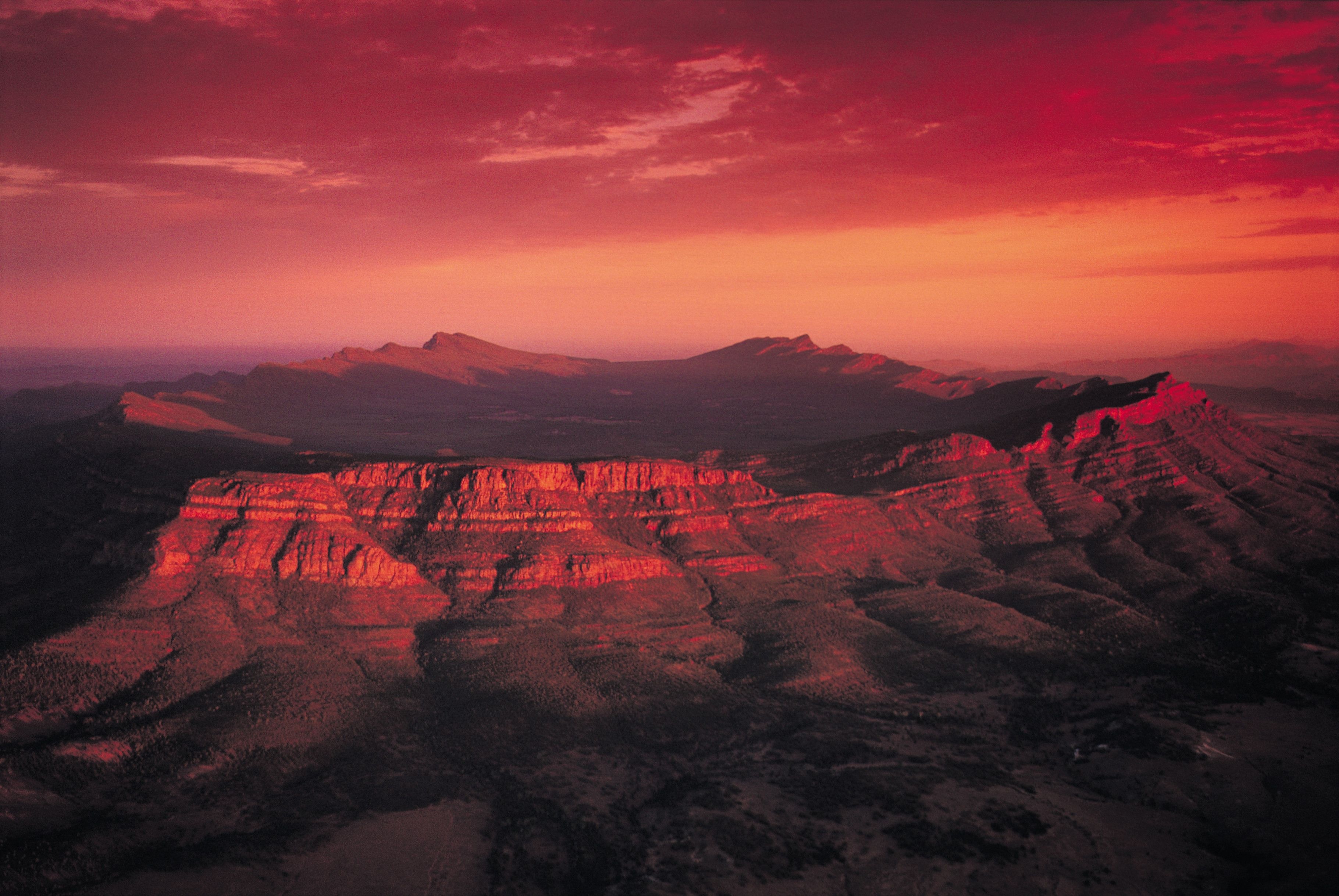 Wilpena Pound in the Ikara Flinders Ranges (South Australian Tourism Commission/Adam Bruzzone/PA)