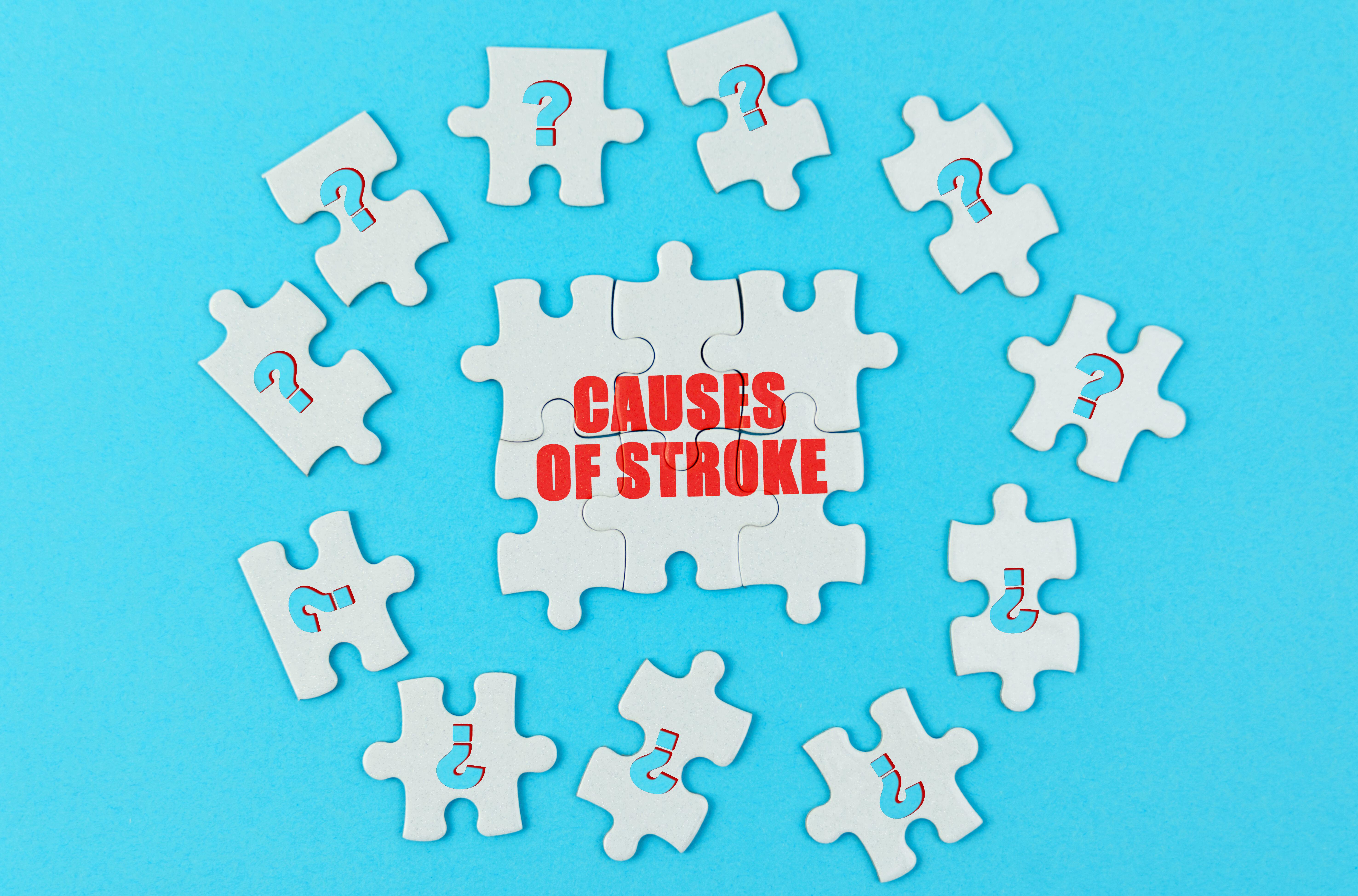 Causes of strokes on a jigsaw puzzle