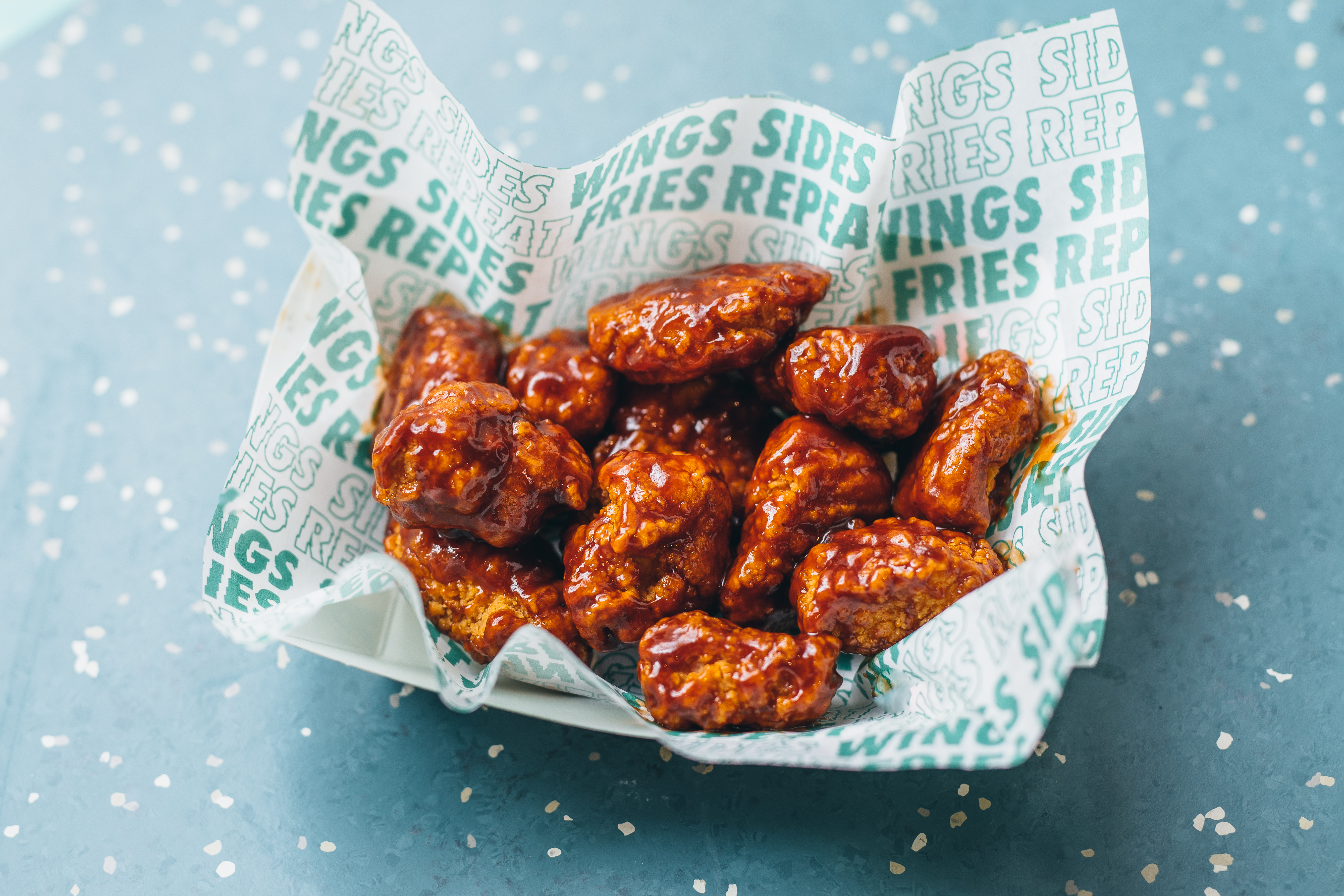 A dish of eight boneless chicken wings from Wingstop was the top trending order via Deliveroo across the UK in 2024