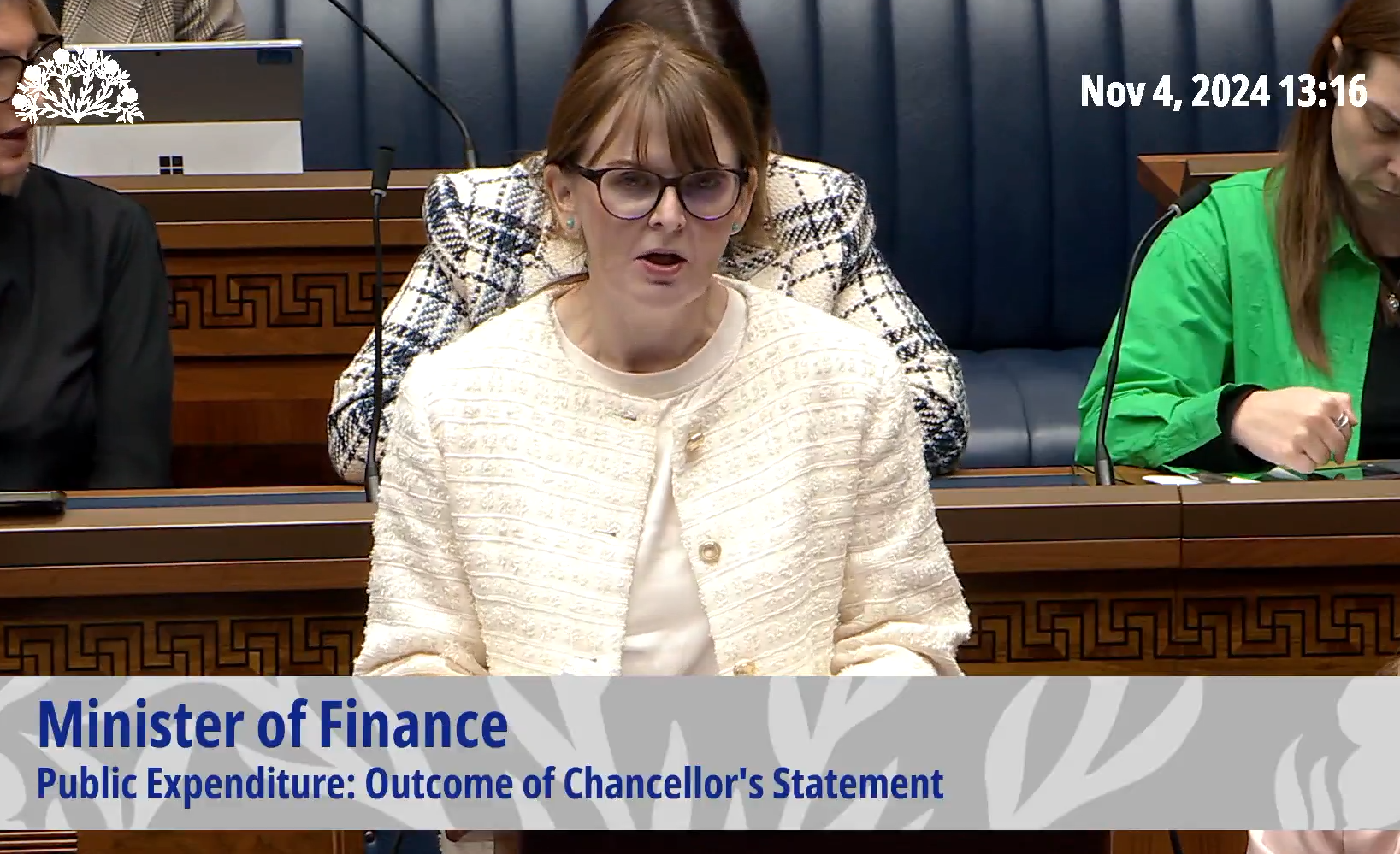 Stormont Finance Minister Caoimhe Archibald