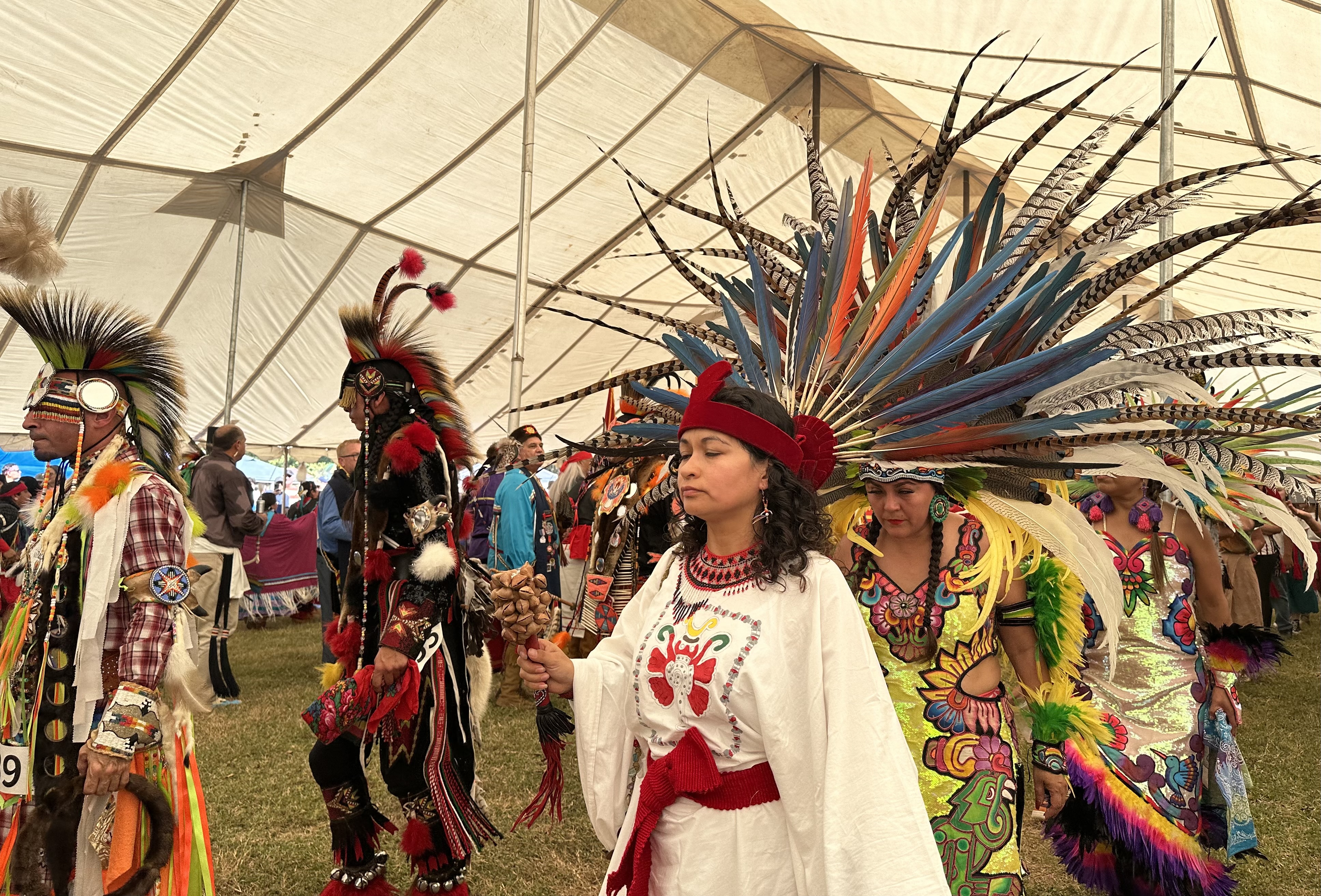 Sacred Springs Powwow, a celebration of culture from across Native America, in San Marcos (Naomi Clarke/PA)