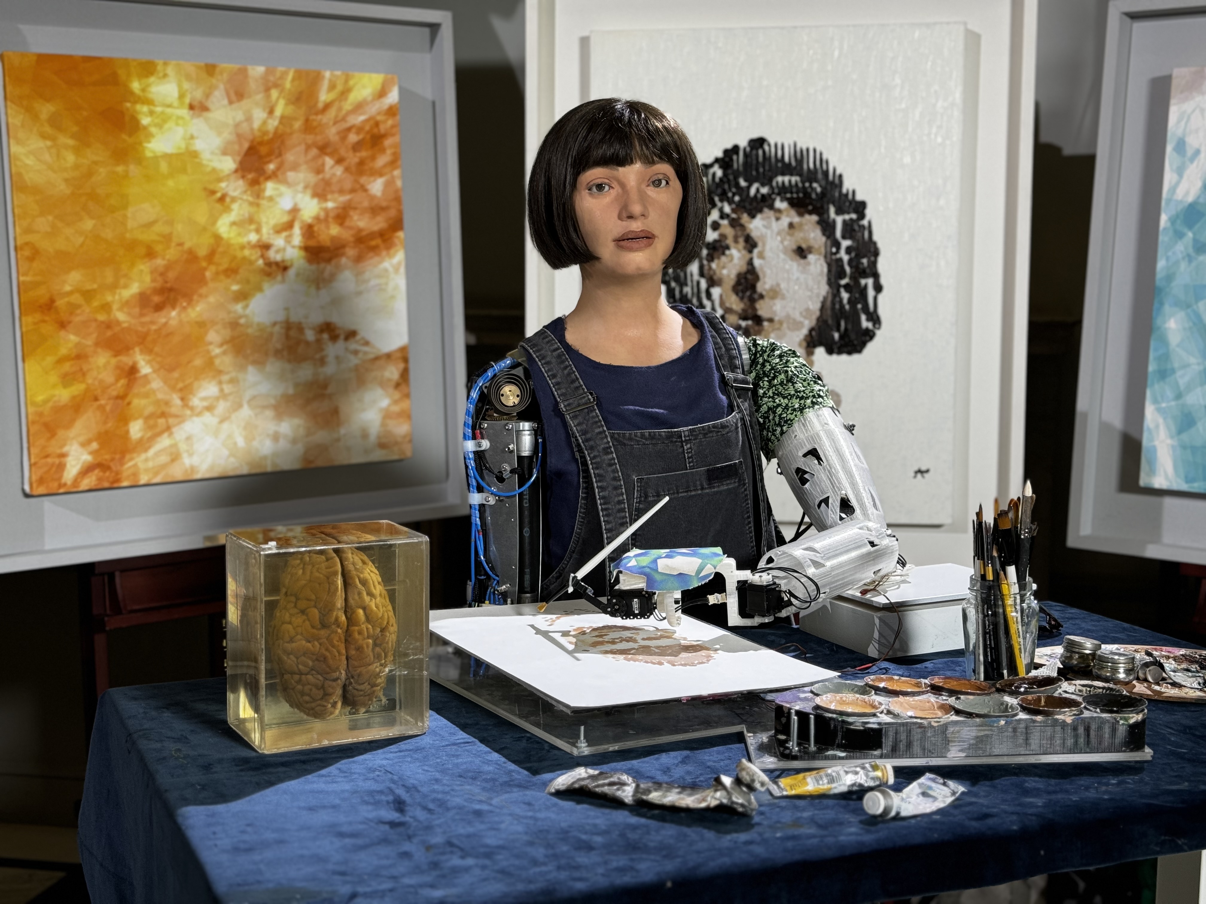 Ai-Da Robot makes history as humanoid’s artwork sells at auction | The ...