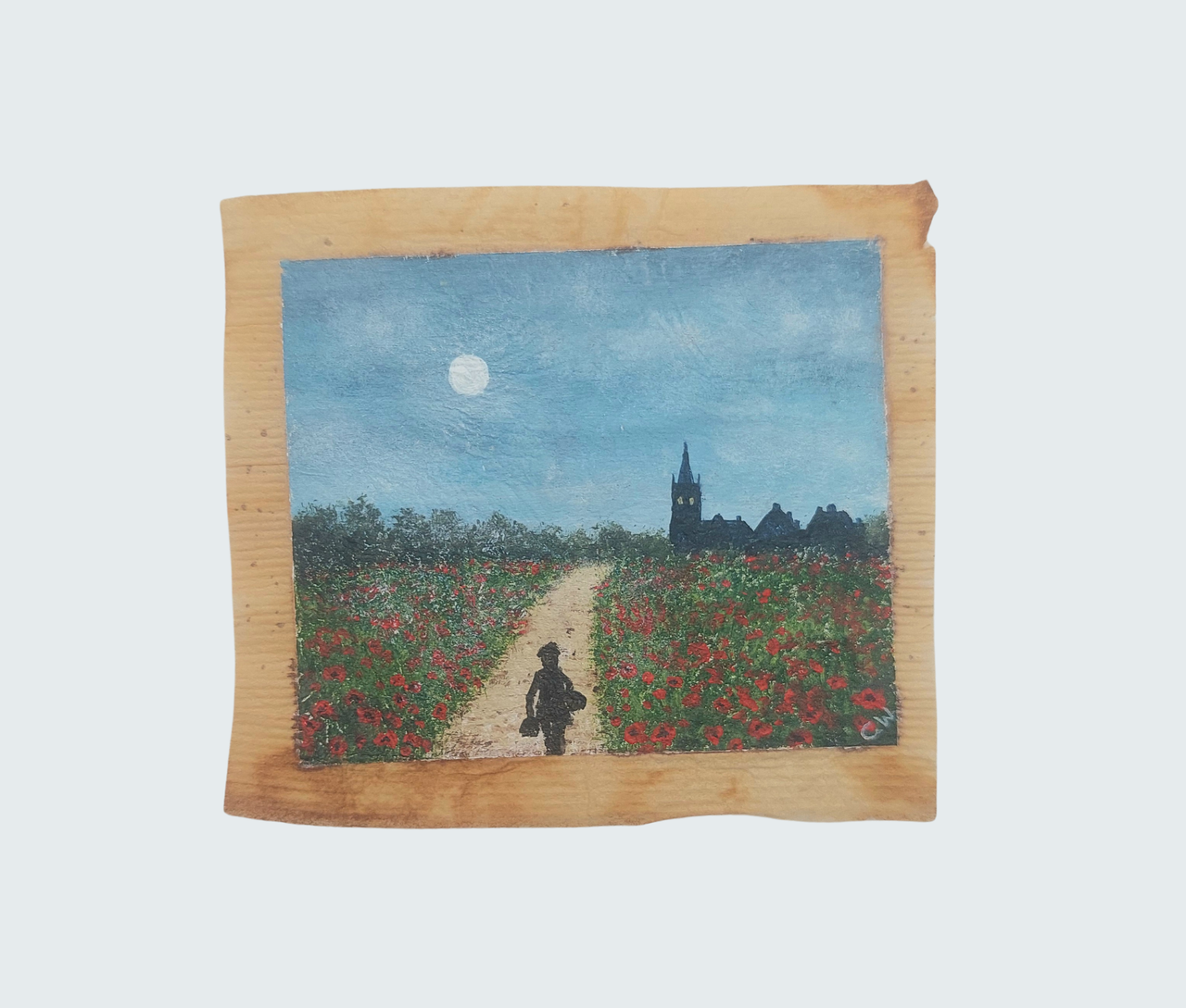 Remembrance Day: Artist’s used tea bag paintings pay tribute to fallen ...