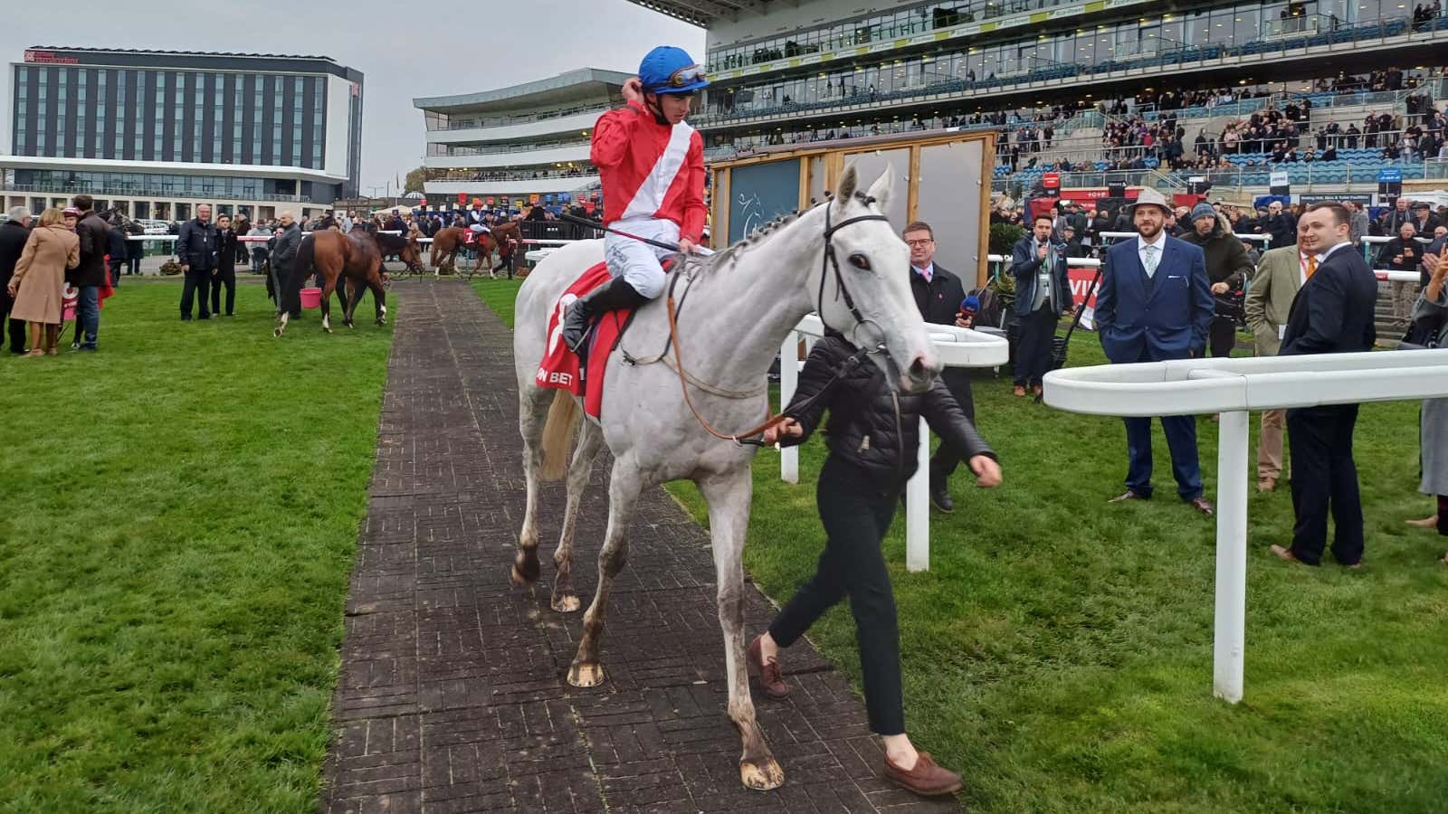 Estrange steps up in grade at Haydock (Nick Robson/PA)