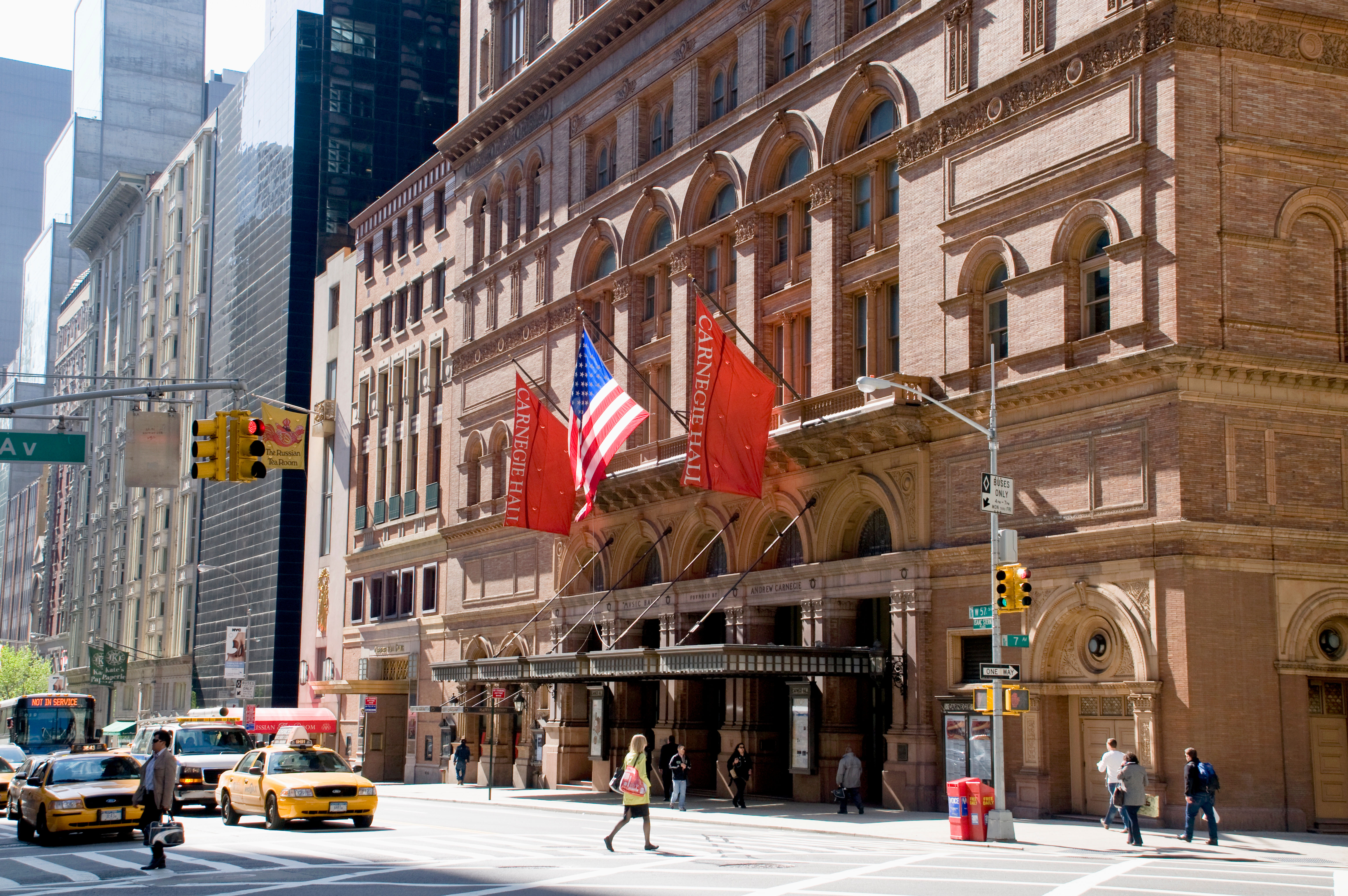 Carnegie Hall in New York exterior