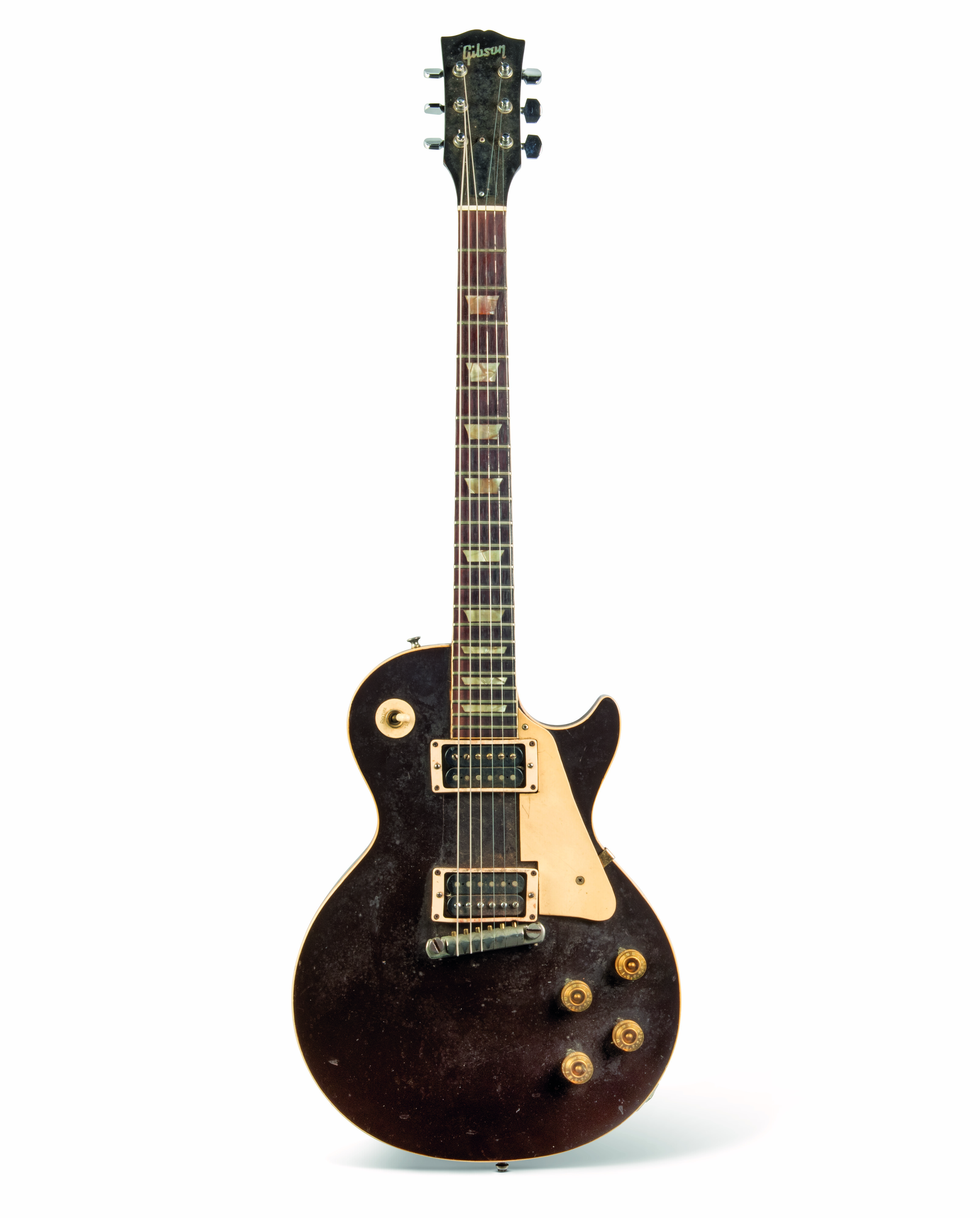 Oxblood Gibson Les Paul guitar