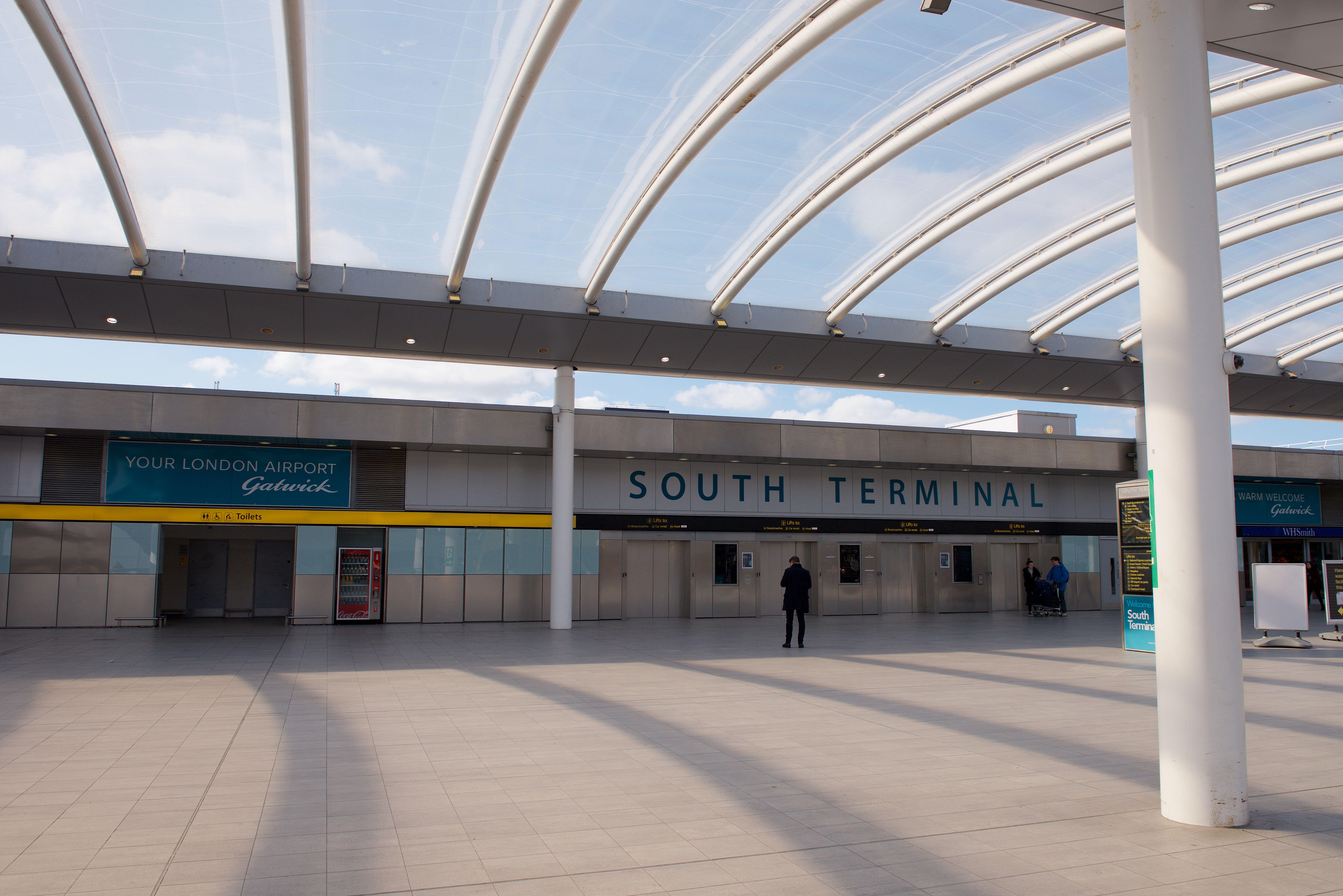 Exterior view of the south terminal at Gatwick