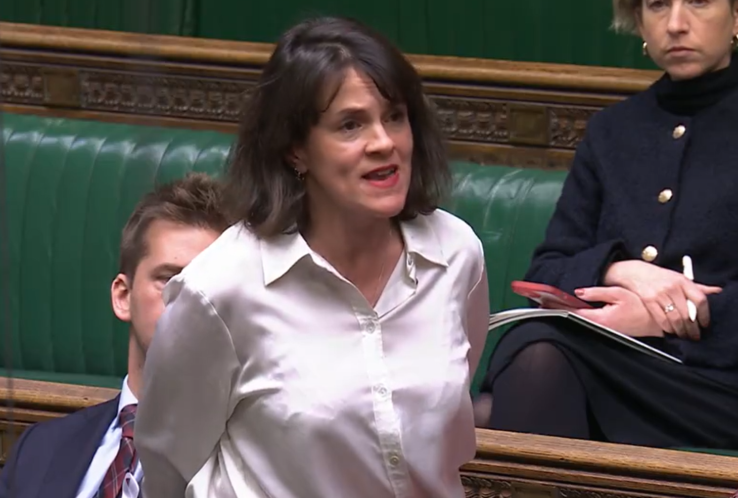 Labour MP Rachel Blake addresses the House of Commons