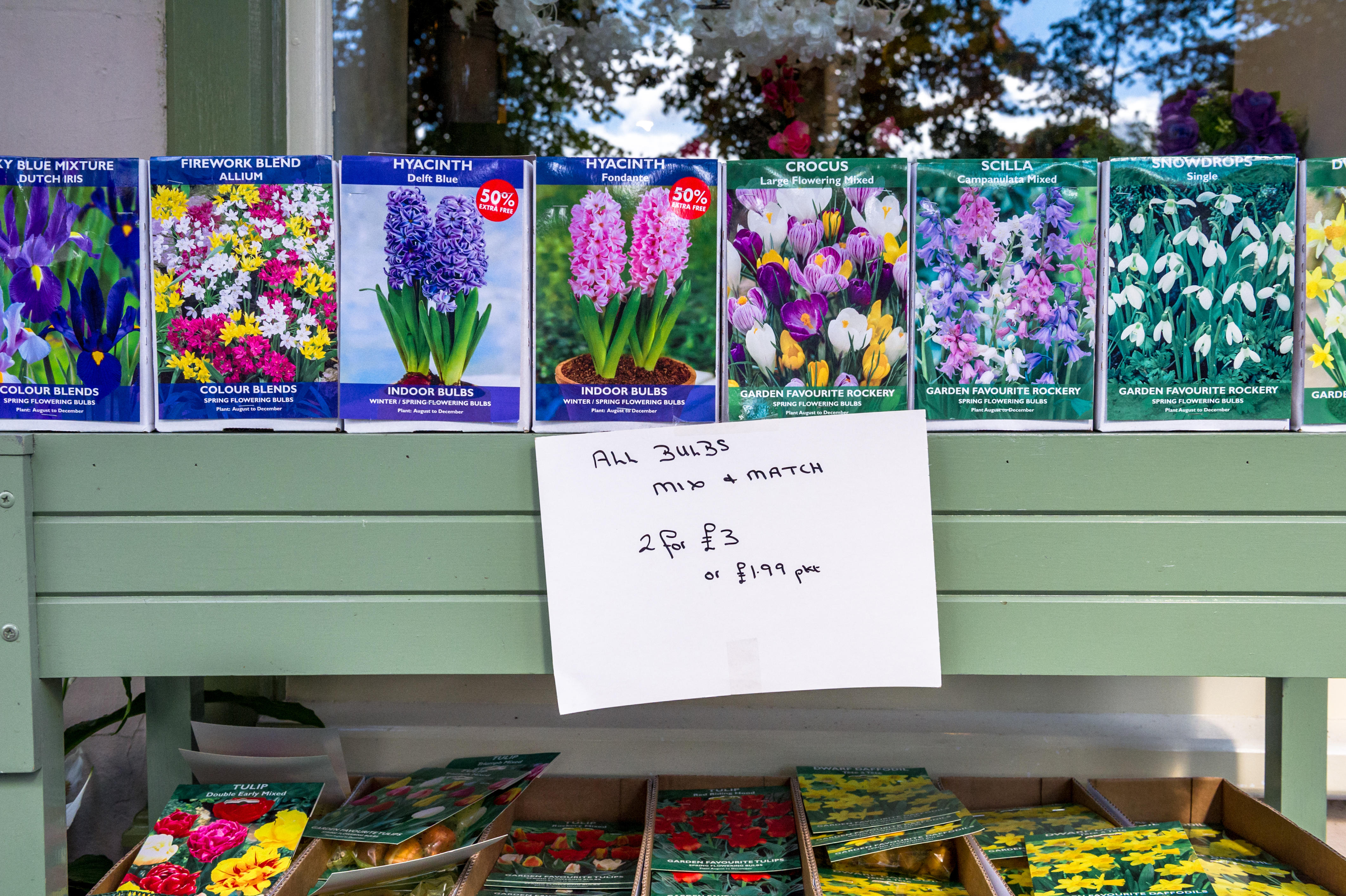 Spring bulbs for sale (Alamy/PA)