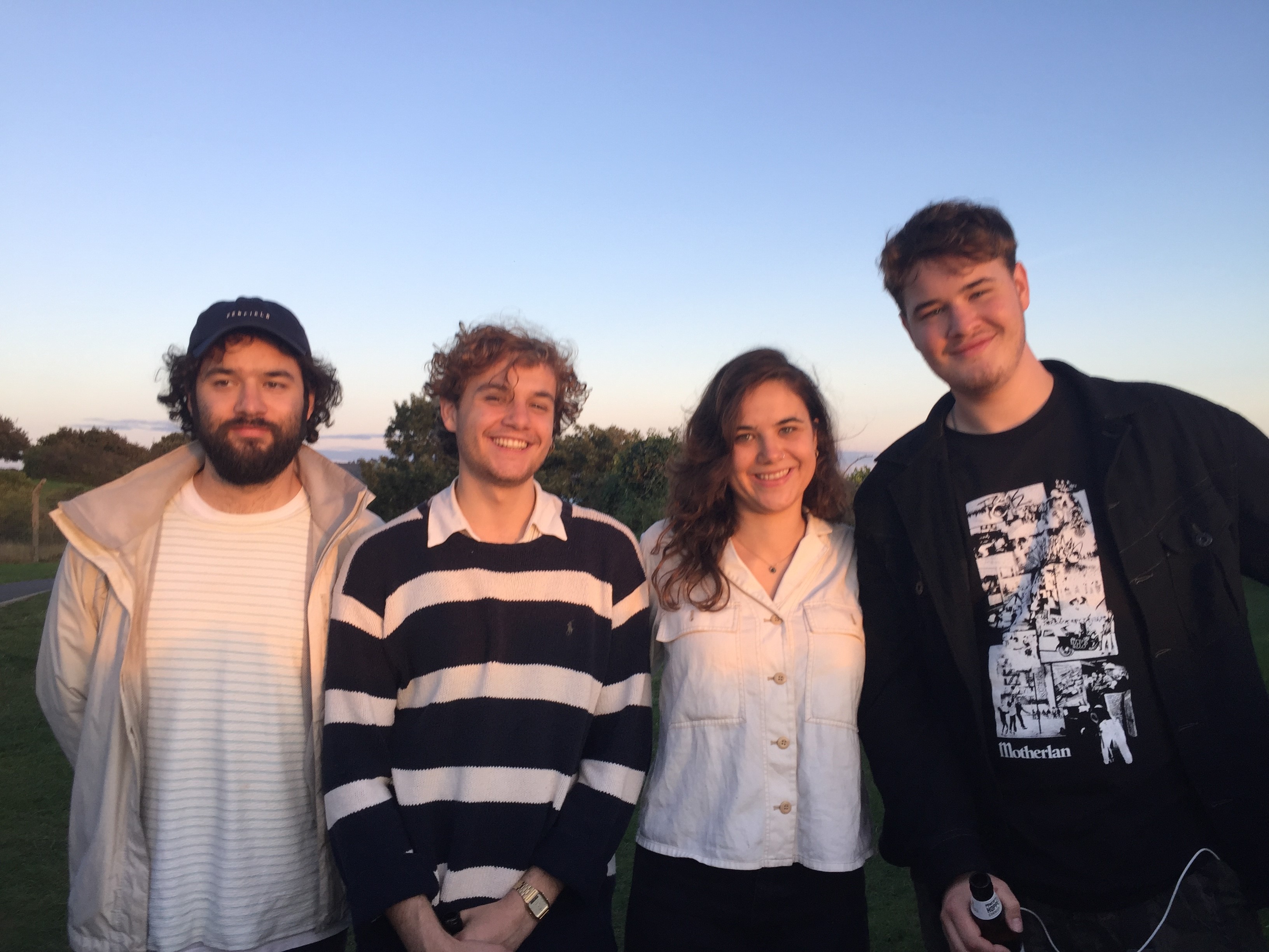 William with his three siblings 