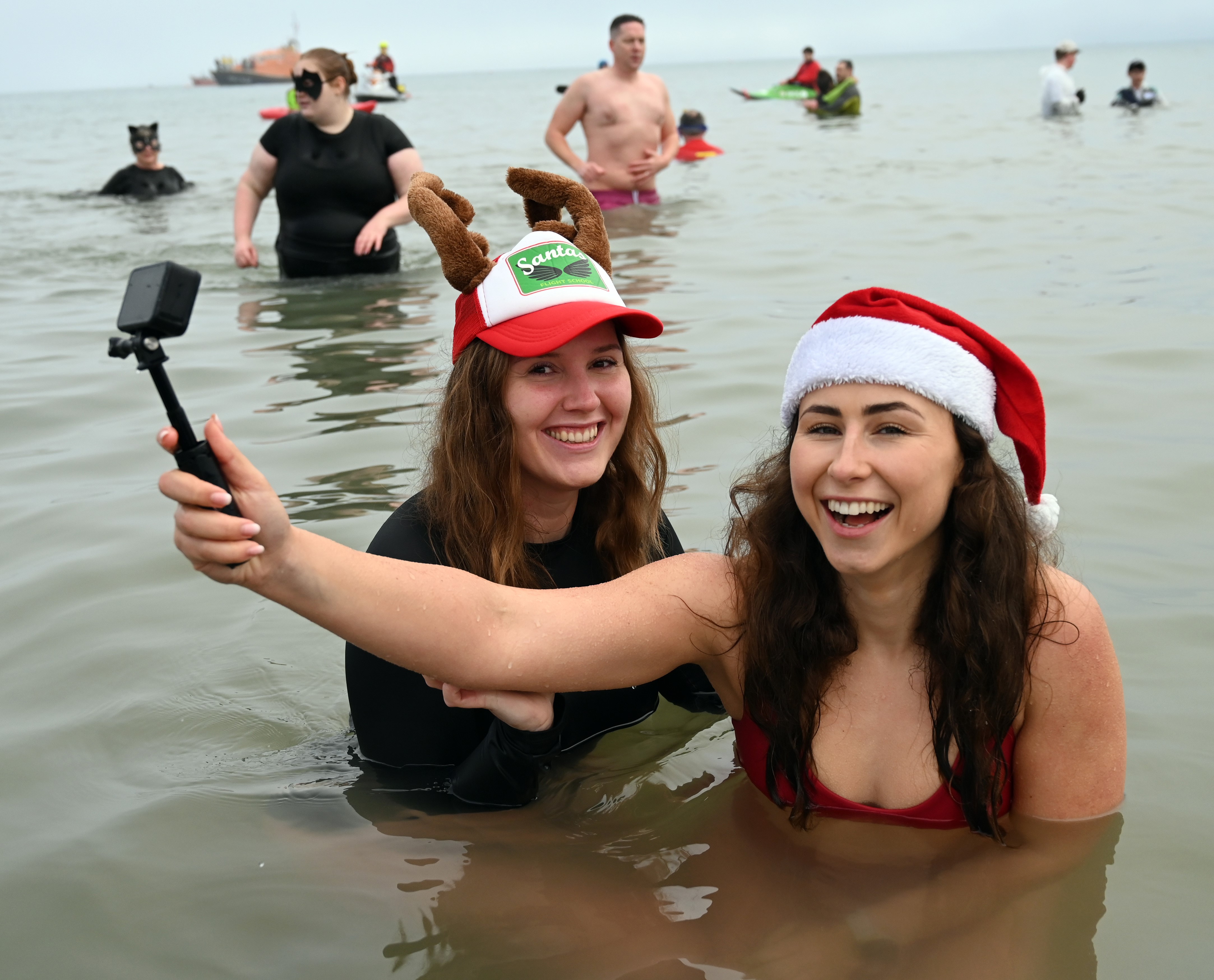 The Boxing Day Tenby swim 