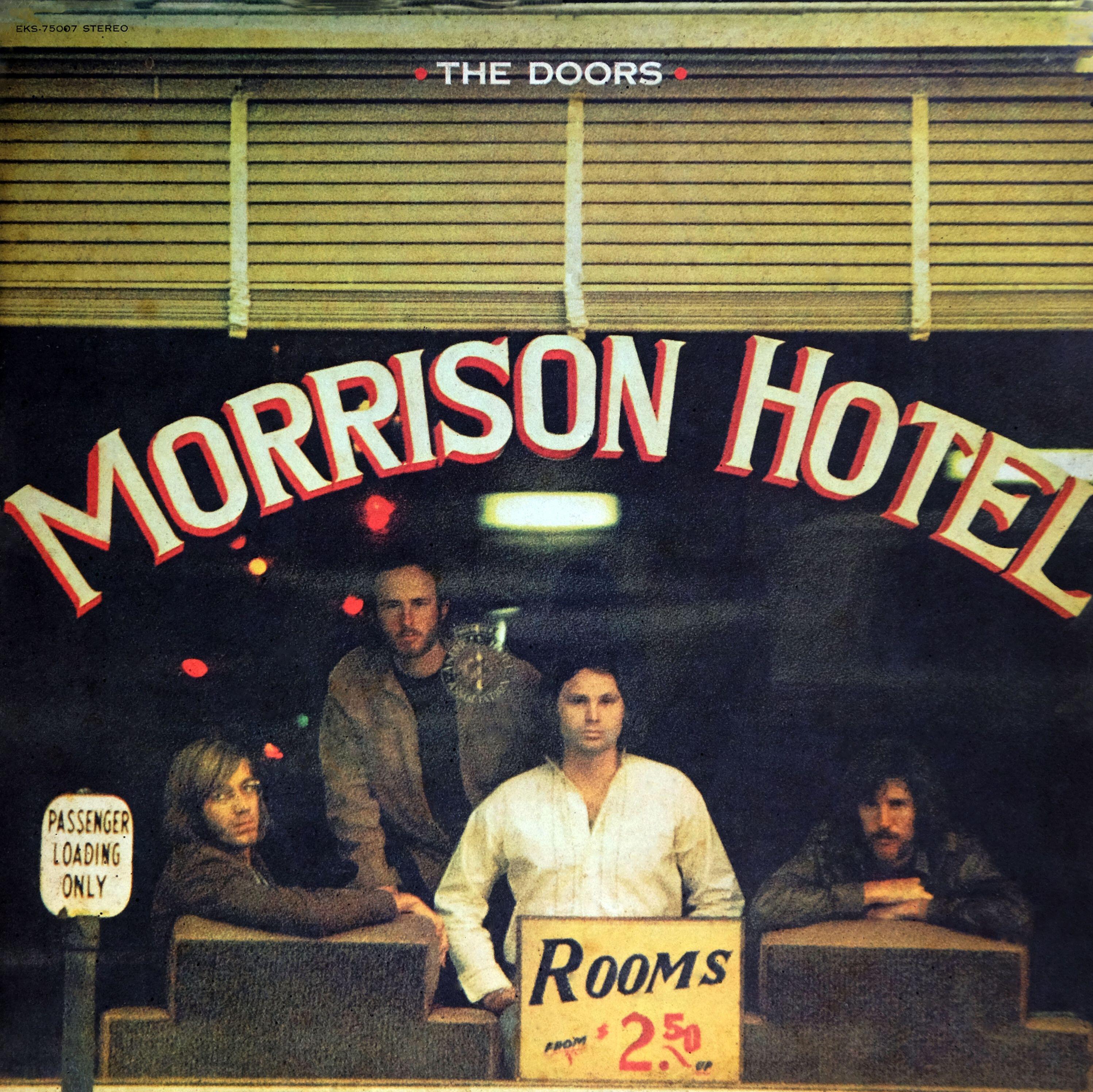 The cover of The Doors' LP Morrison Hotel