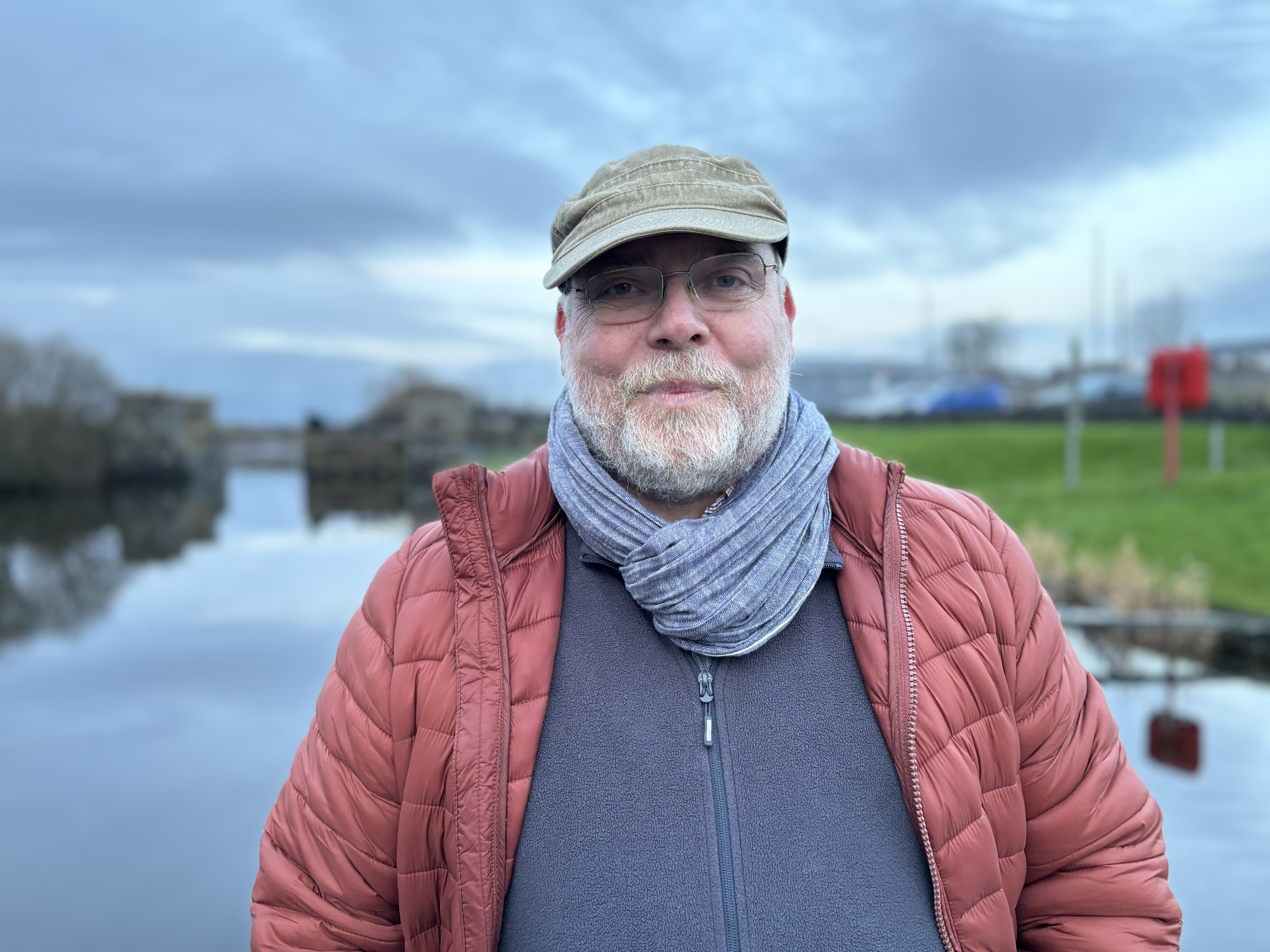 Gerry Darby, manager of the Lough Neagh Partnership, speaks to the PA news agency at the Lock Keeper's Cottage in Toome, Co Antrim