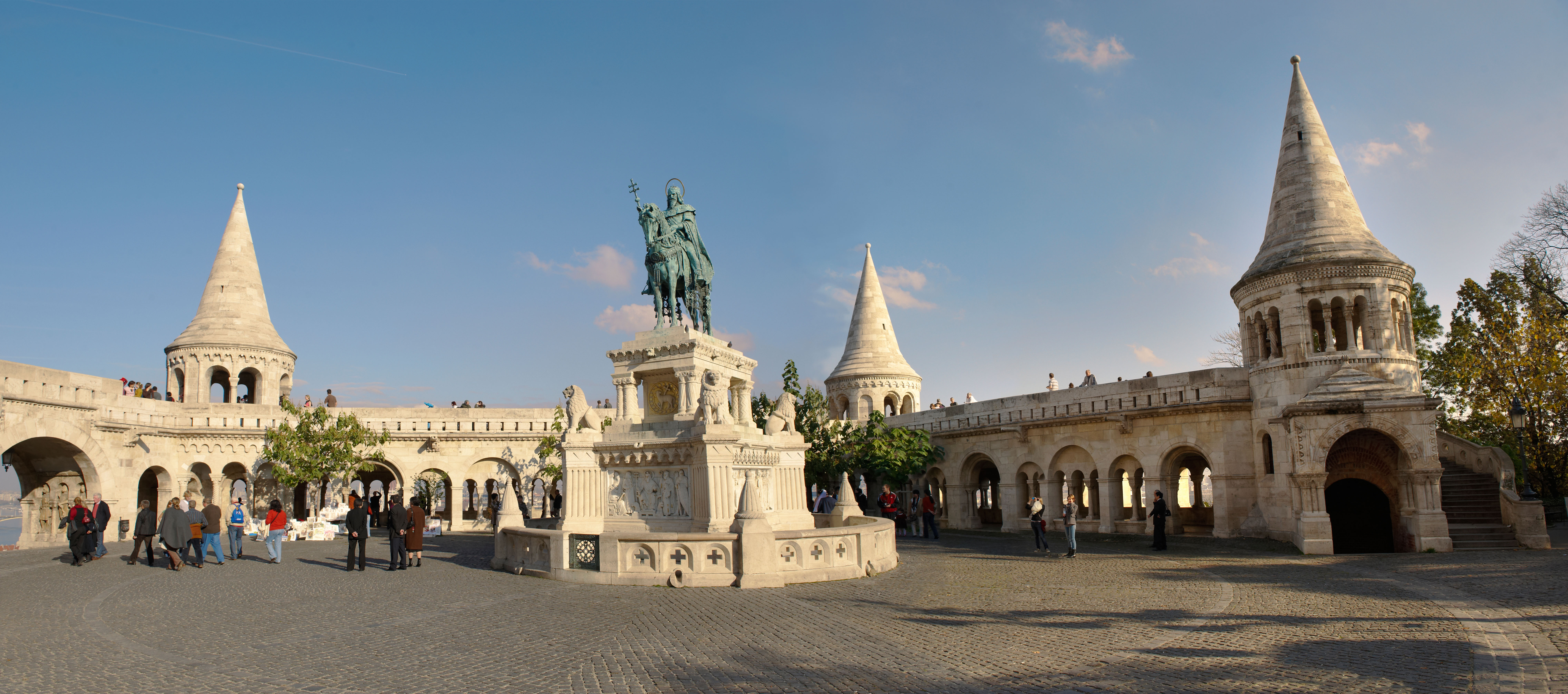 Fisherman's Bastion in the Castle district of Budapest