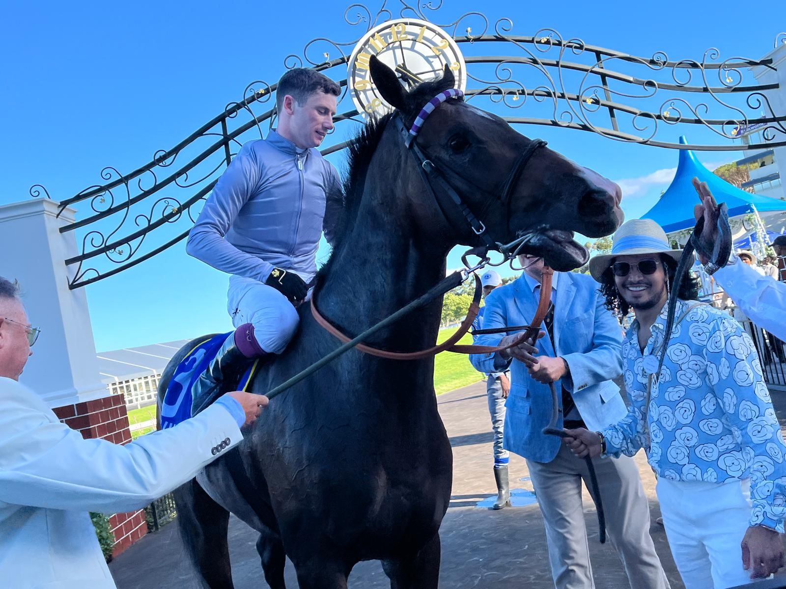 Oisin Murphy after riding a winner at Kenilworth