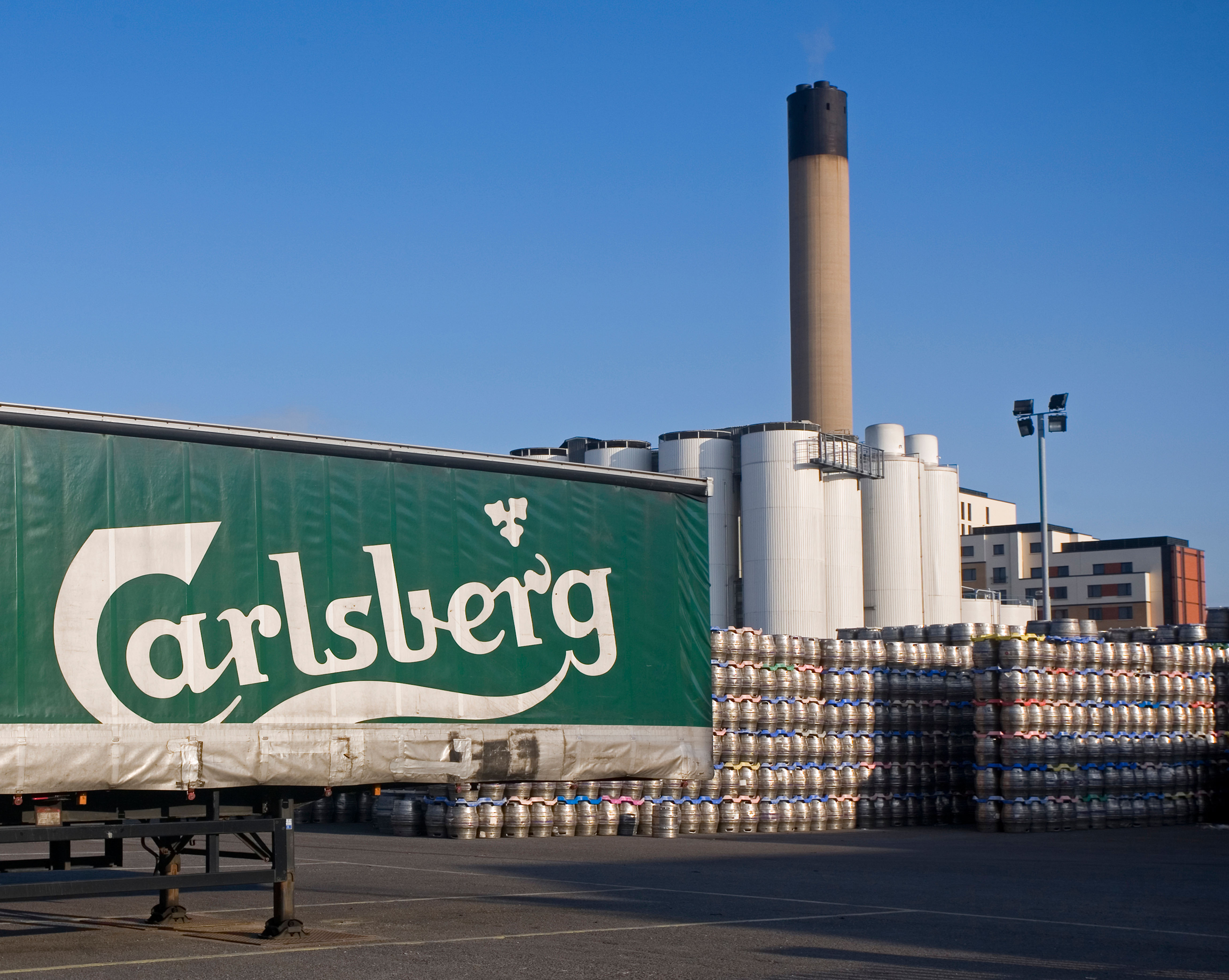 Carlsberg brewery in Leeds exterior