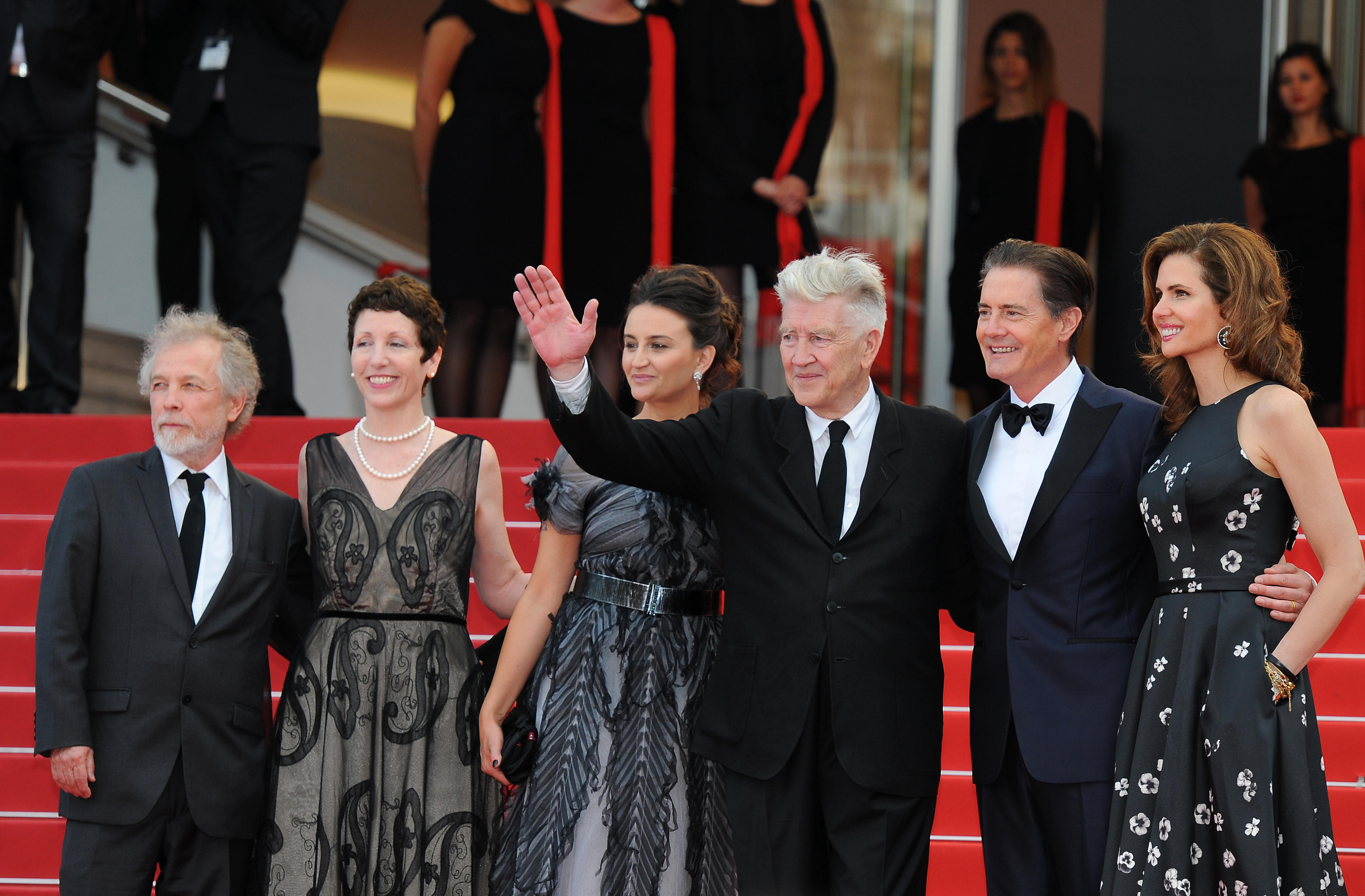 David Lynch on the red carpet at Cannes in 2017