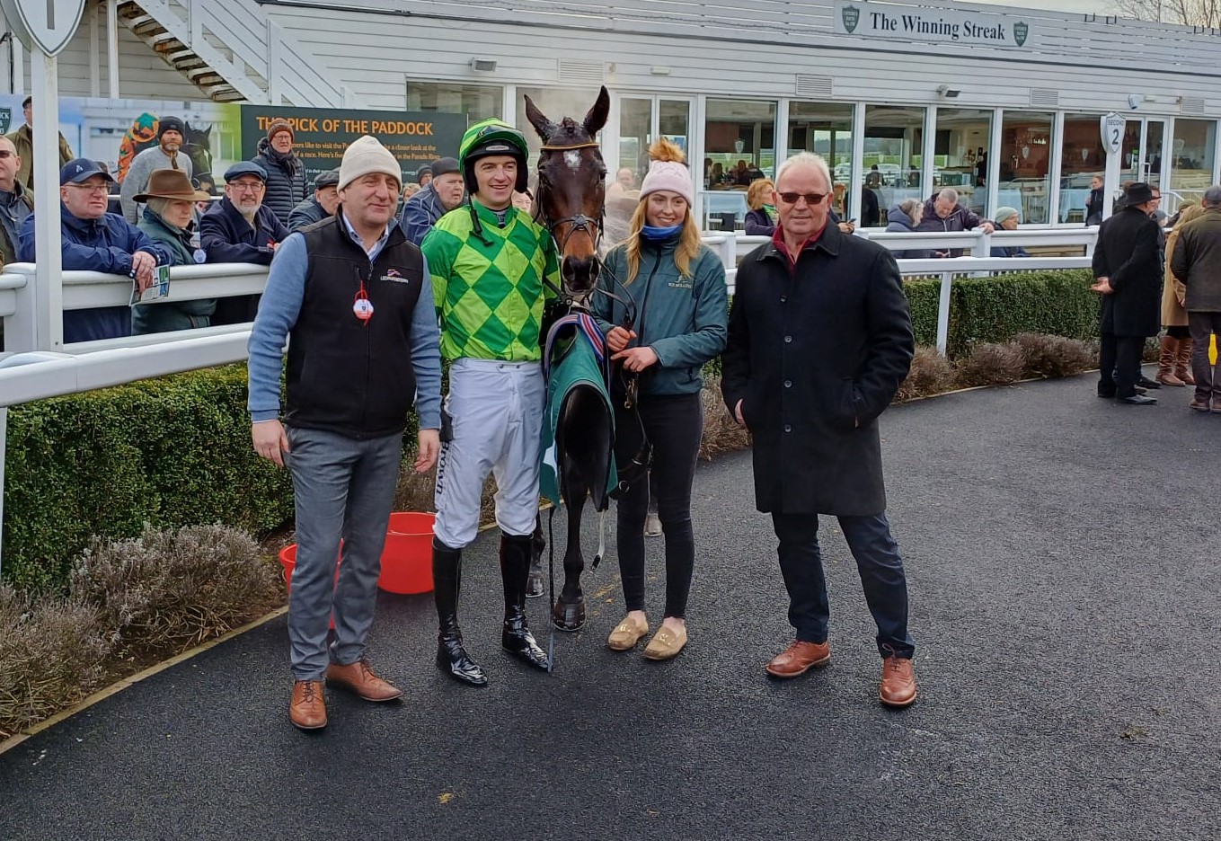 Patrick Mullins after winning at Catterick 