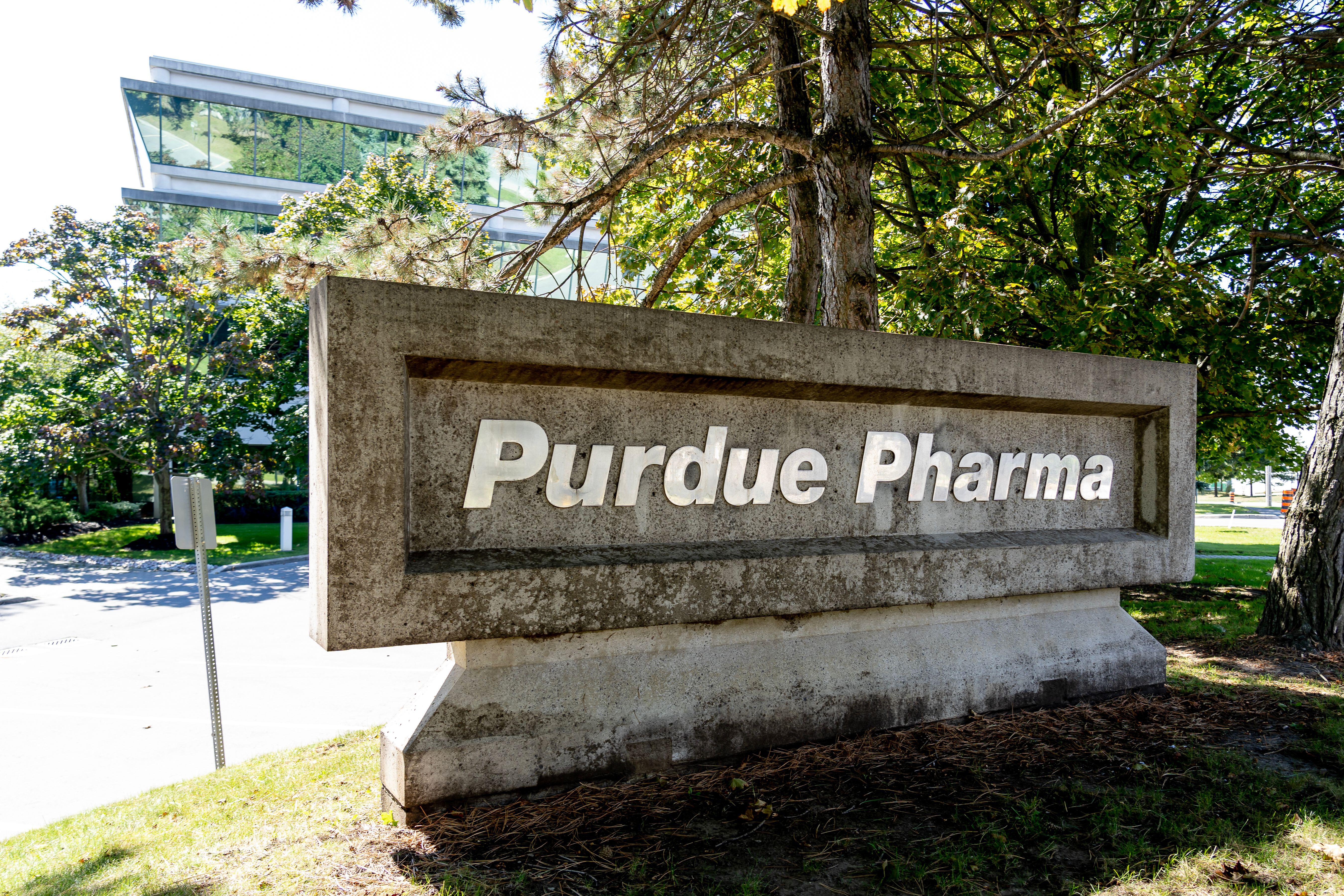 Purdue Pharma signage