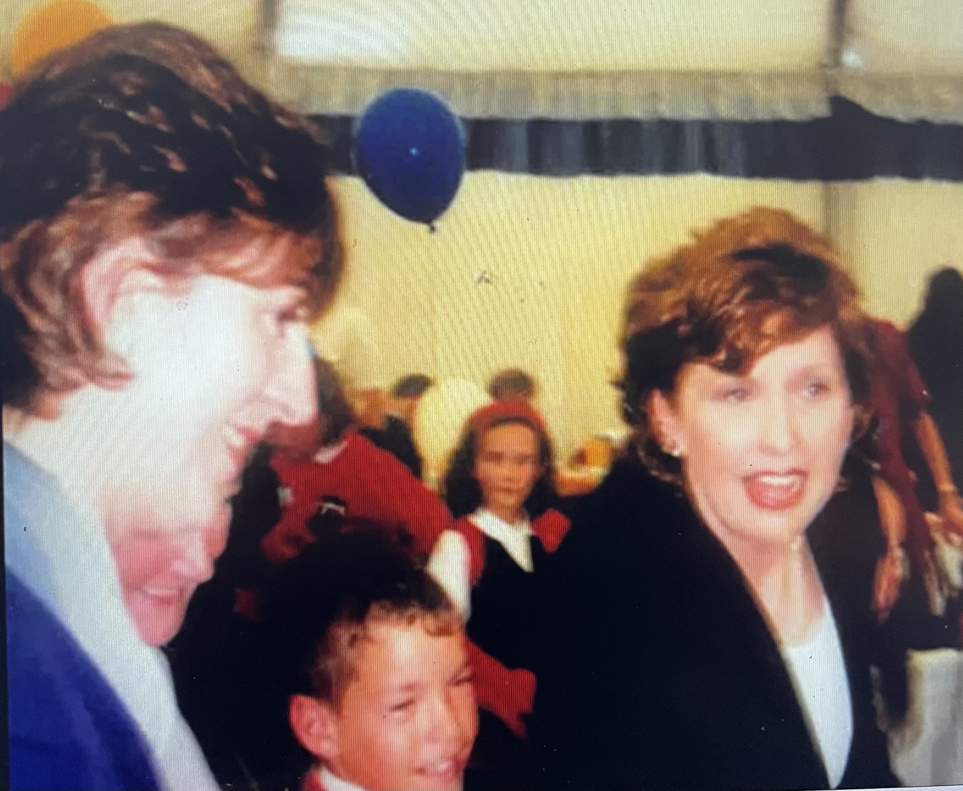 Shaun McLaughlin with then-president of Ireland Mary McAleese