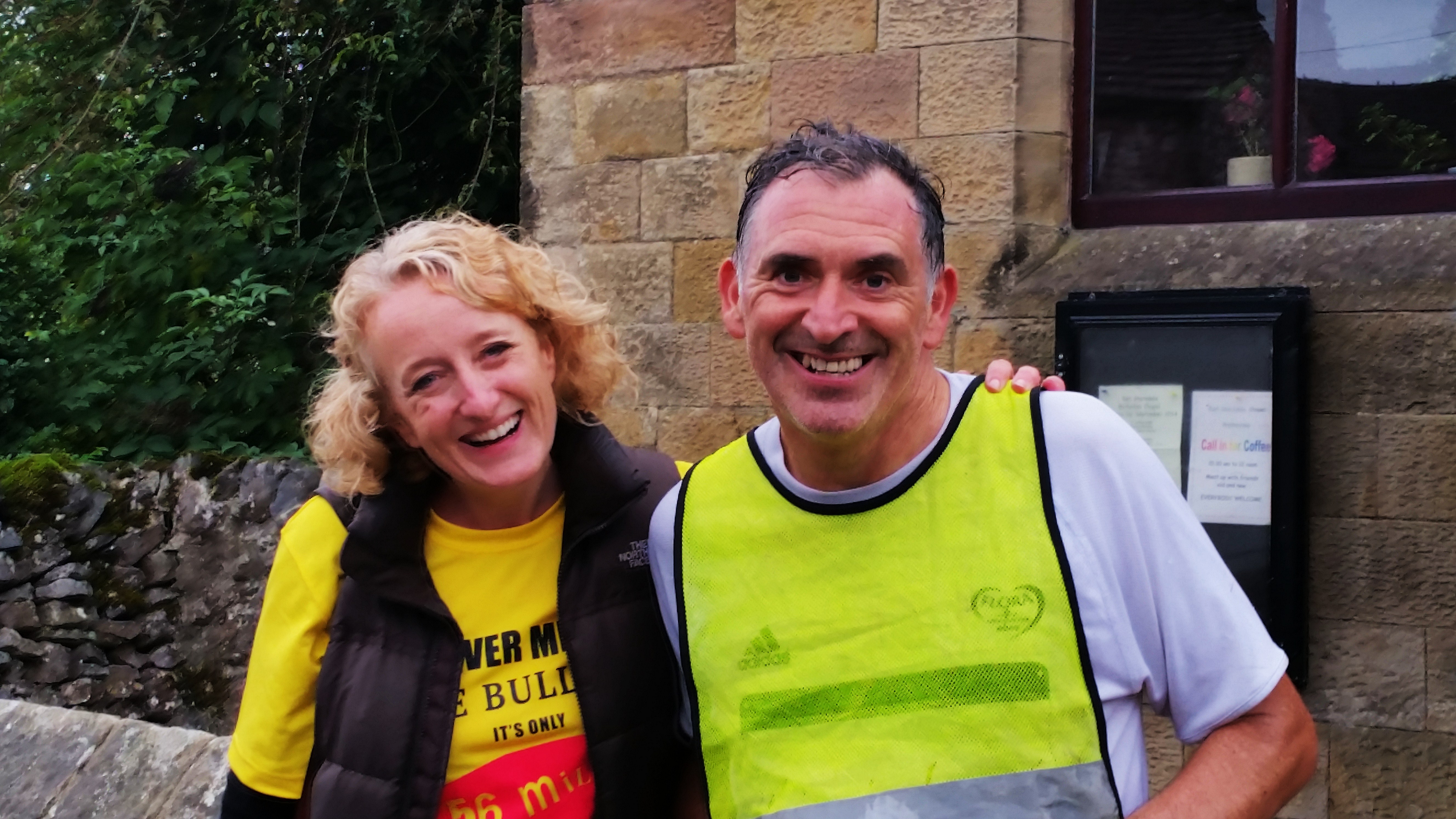 Tony Audenshaw and his wife Ruth smiling at the camera