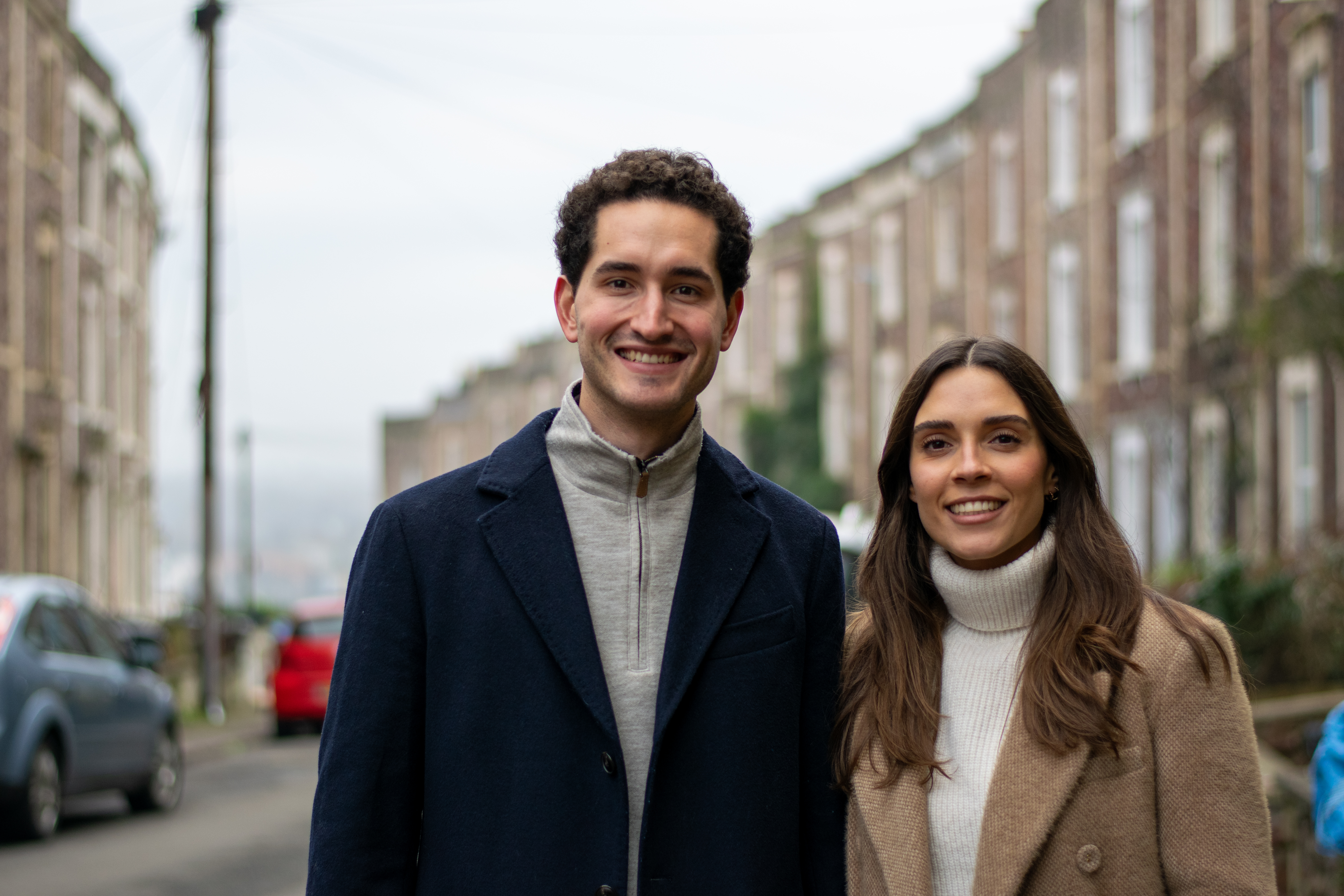 Maria Aguillon and Santiago Muriel discovered they had earned the University of Bristol’s Think Big scholarship just days after they tied the knot in their native Mexico (University of Bristol/PA)