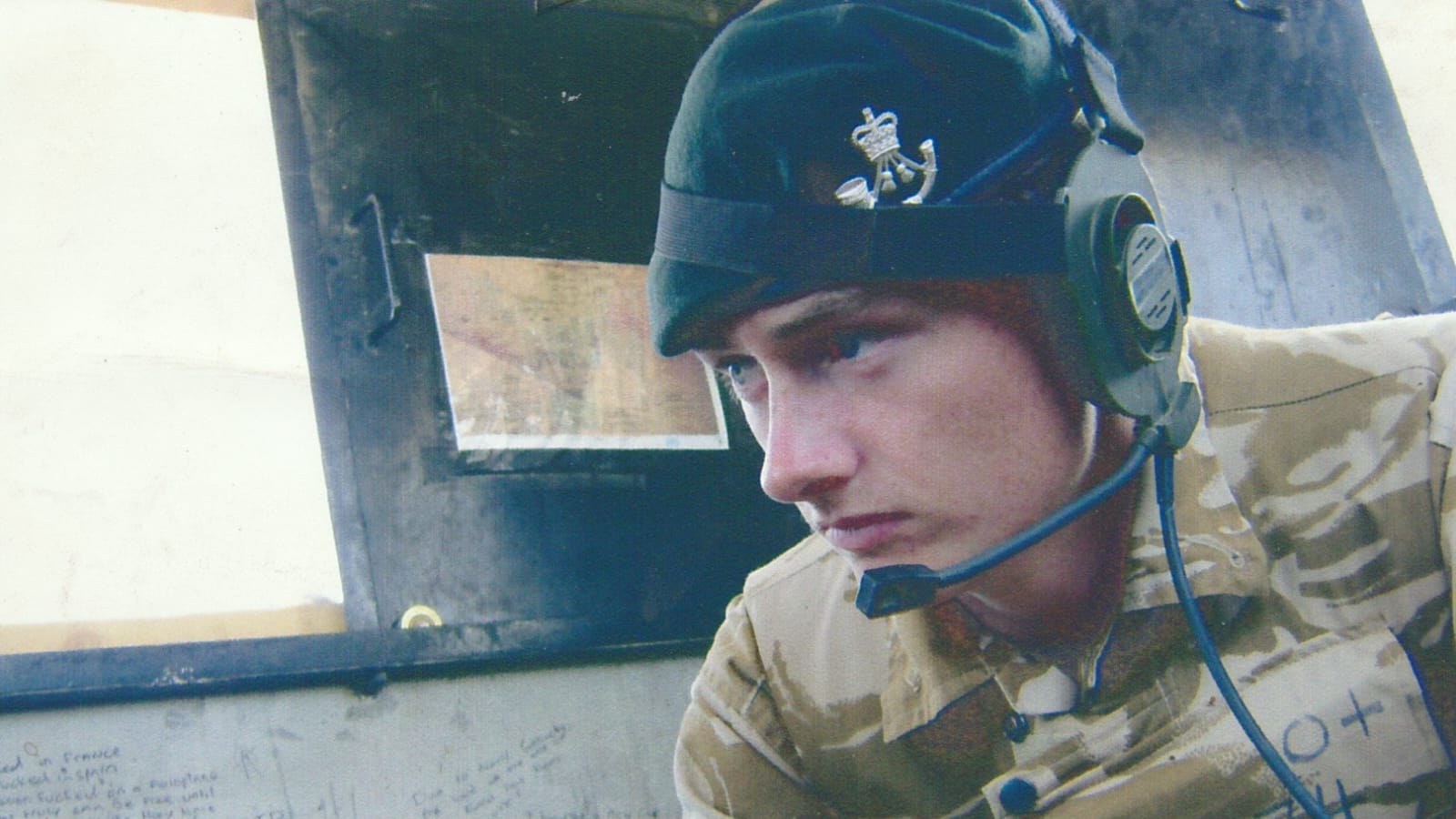 A young man in the army