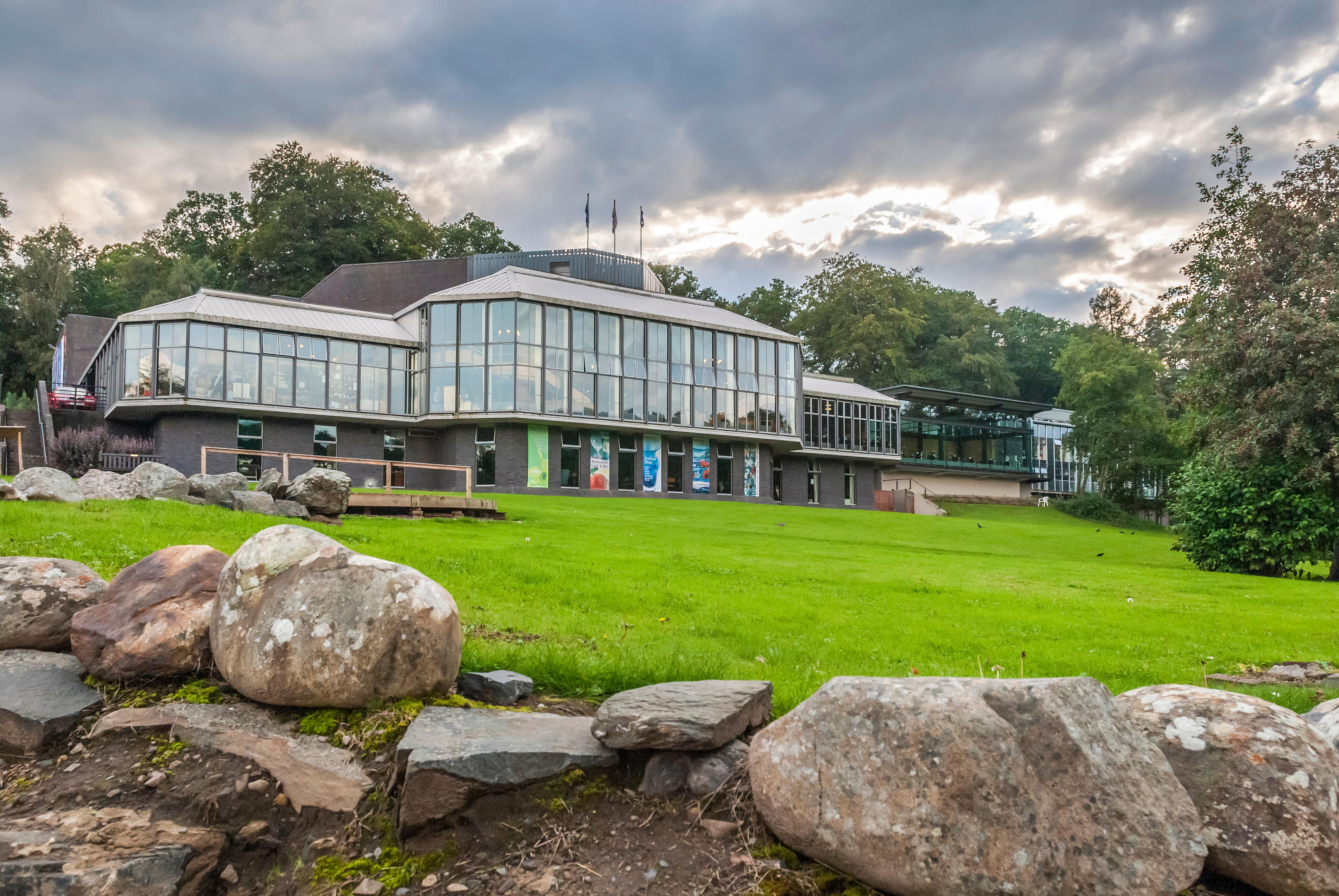 Exterior view of Pitlochry Festival Theatre