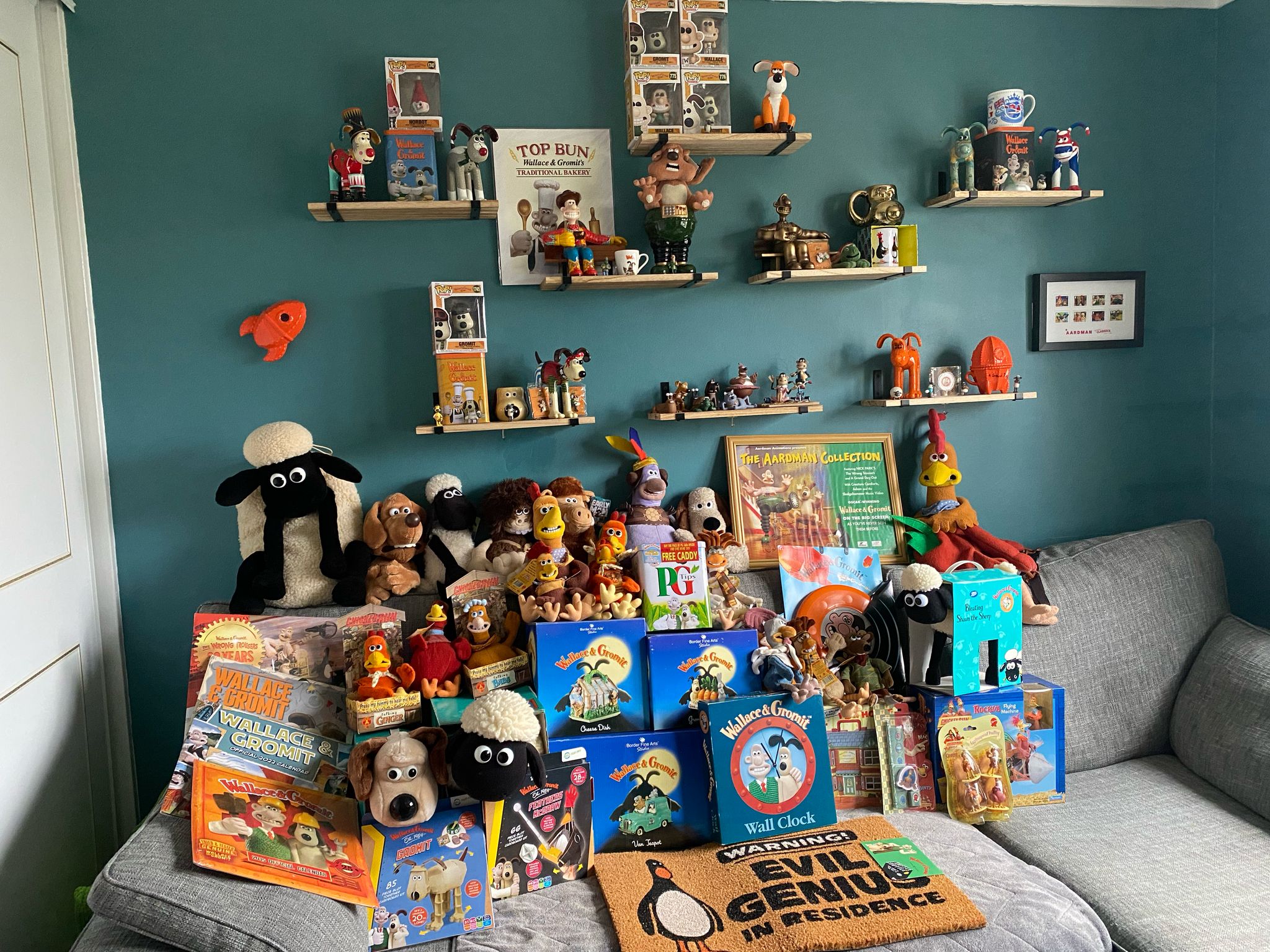 Aardman  items in room